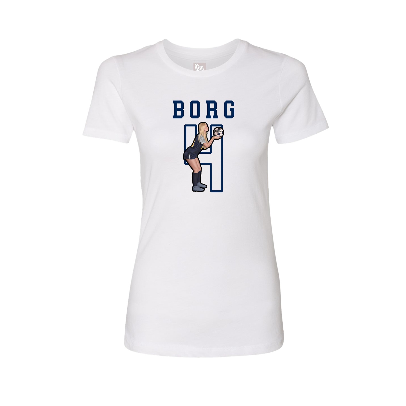 Fitted Women's Tee — Shirsey in White