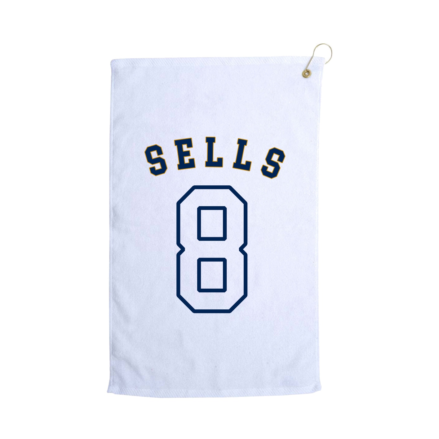 Golf Towel — Shirsey Arch in White