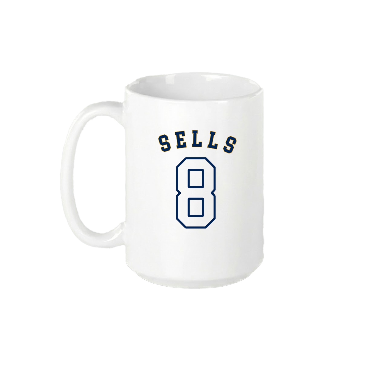 15oz Coffee Mug — Shirsey Arch in White