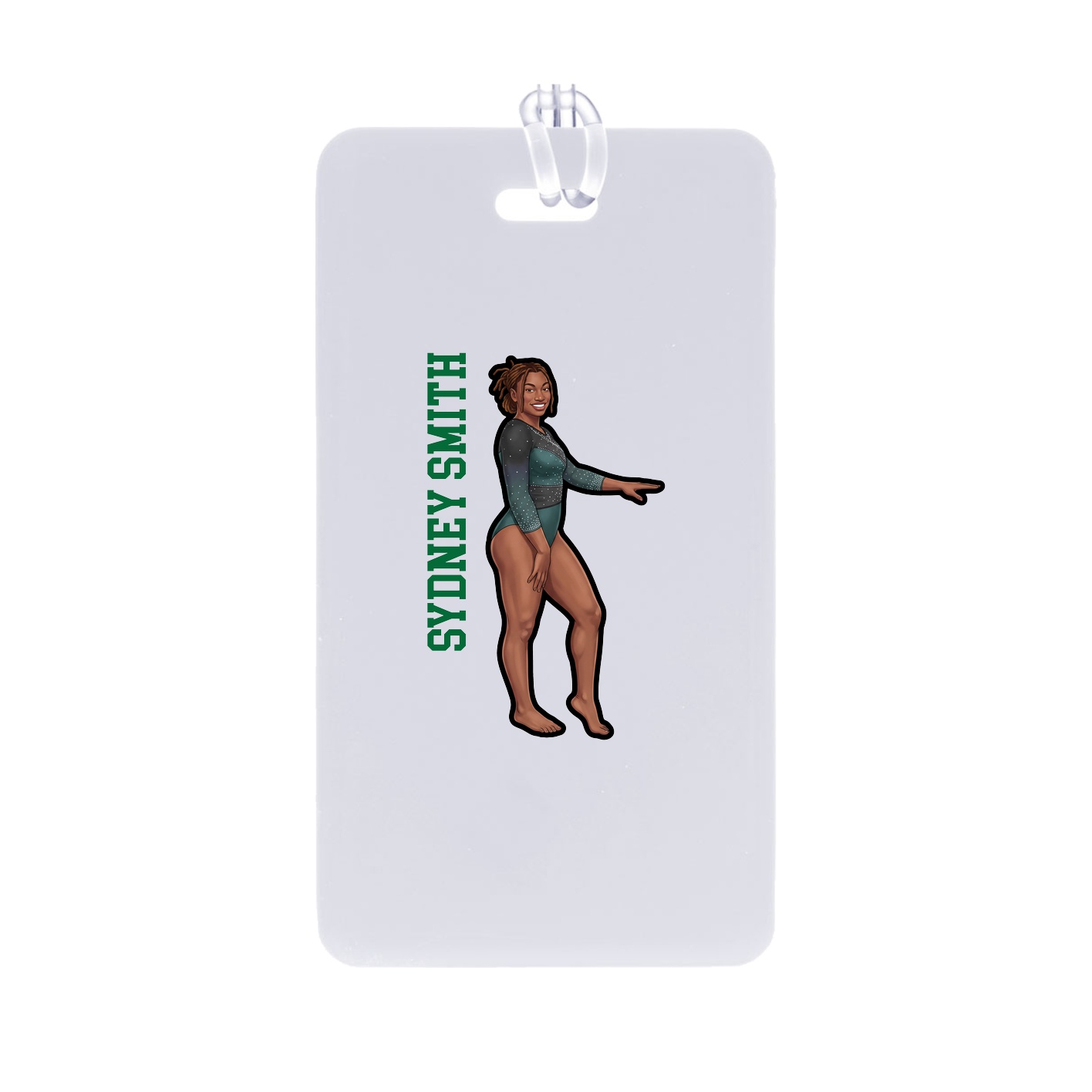 Bag Tag — Name Vertical in Classic