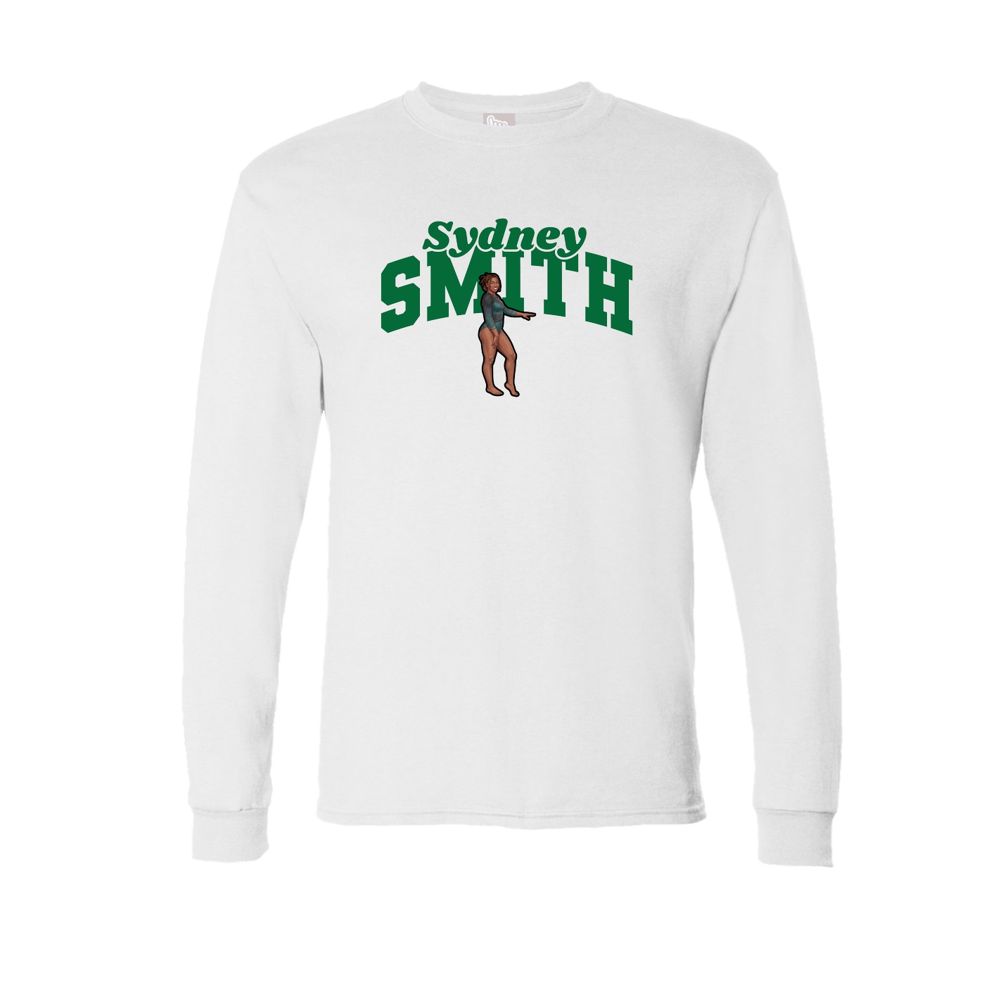 Long Sleeve Tee — Signature Arch in White