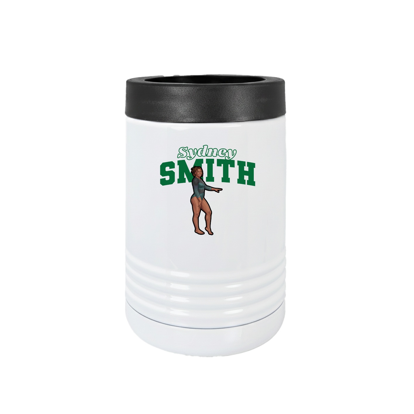Beverage Holder — Name Arch in White