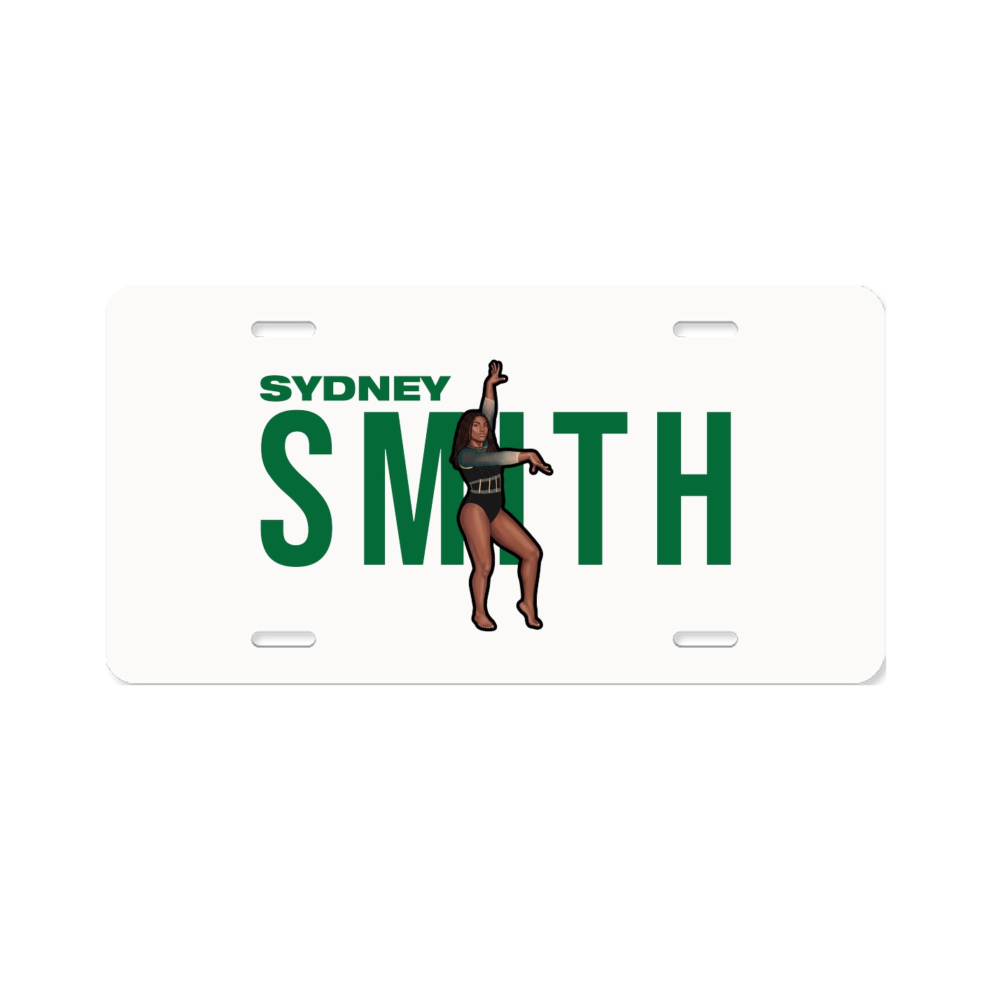 License Plate — Player Name in Classic