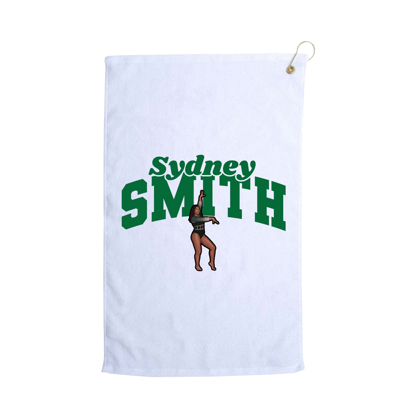 Golf Towel — Signature Arch in White