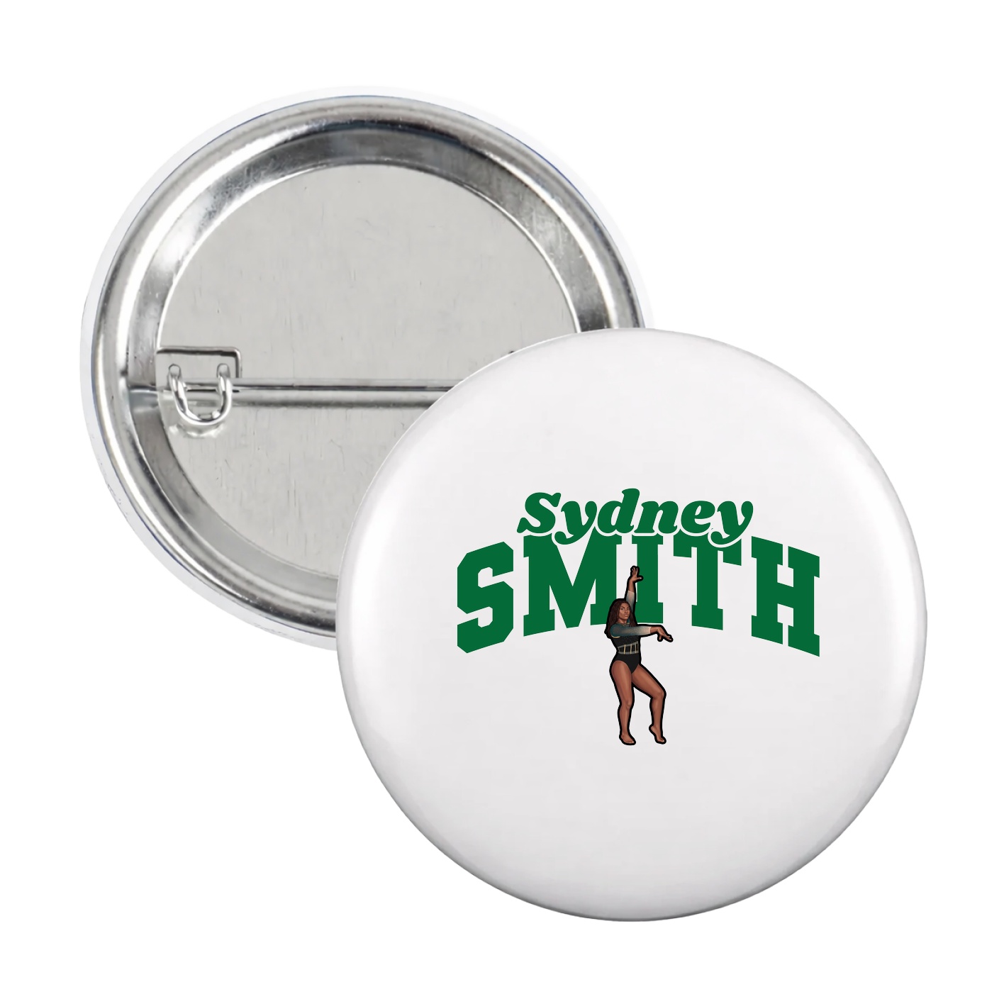 Game Day Button — Signature Arch in White