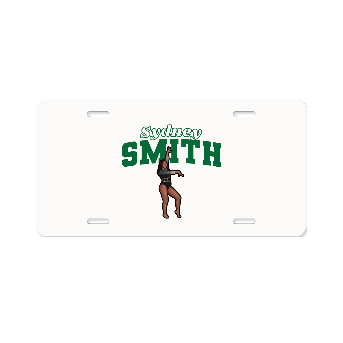 License Plate — Name Arch in Classic