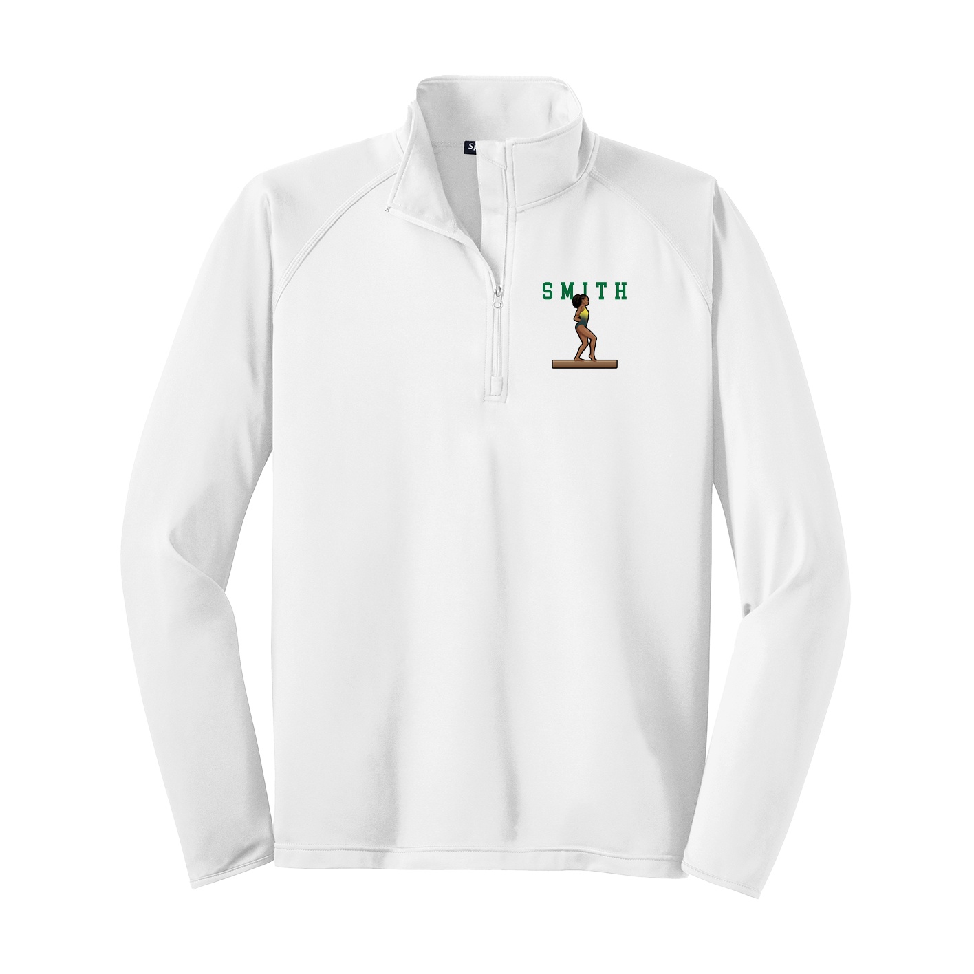 Q-Zip Pullover — Shirsey in White