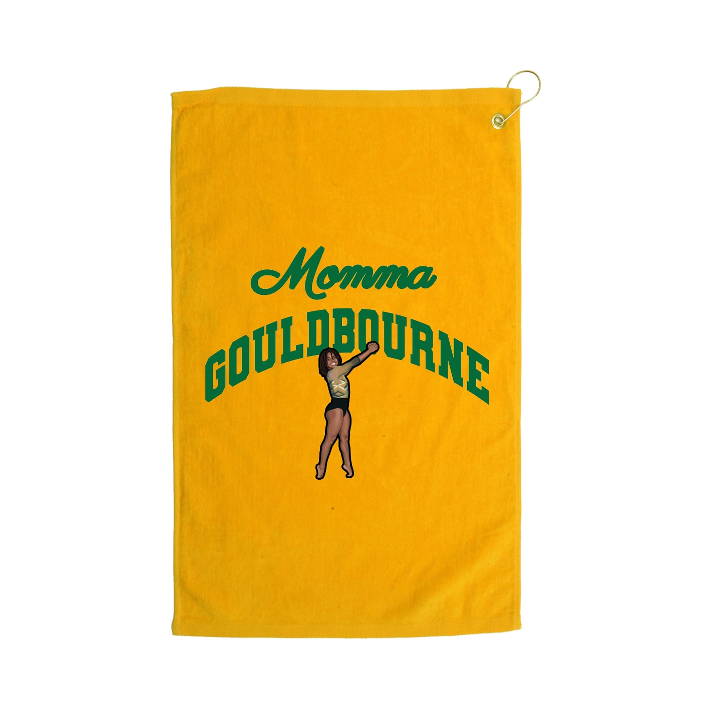 Golf Towel — Mothers Day Arch in Gold
