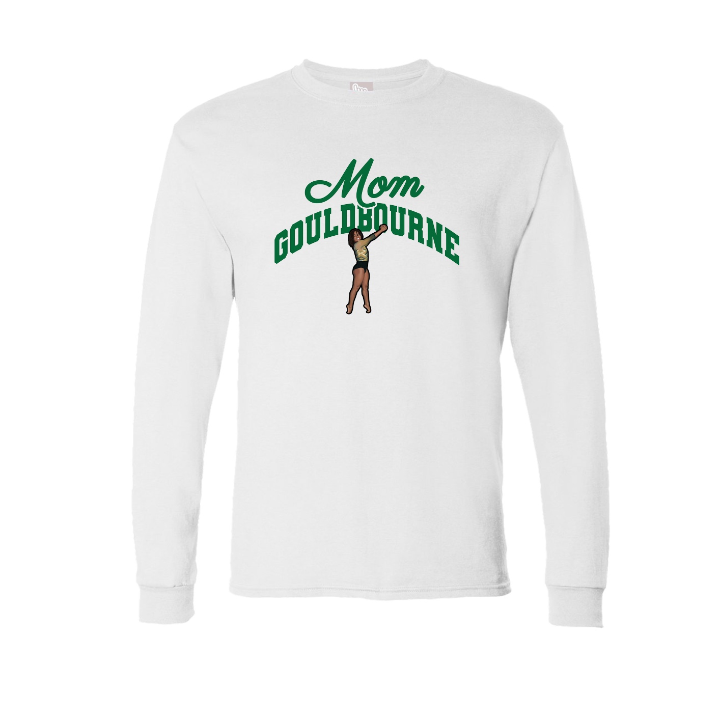 Long Sleeve Tee — Mothers Day Arch in White