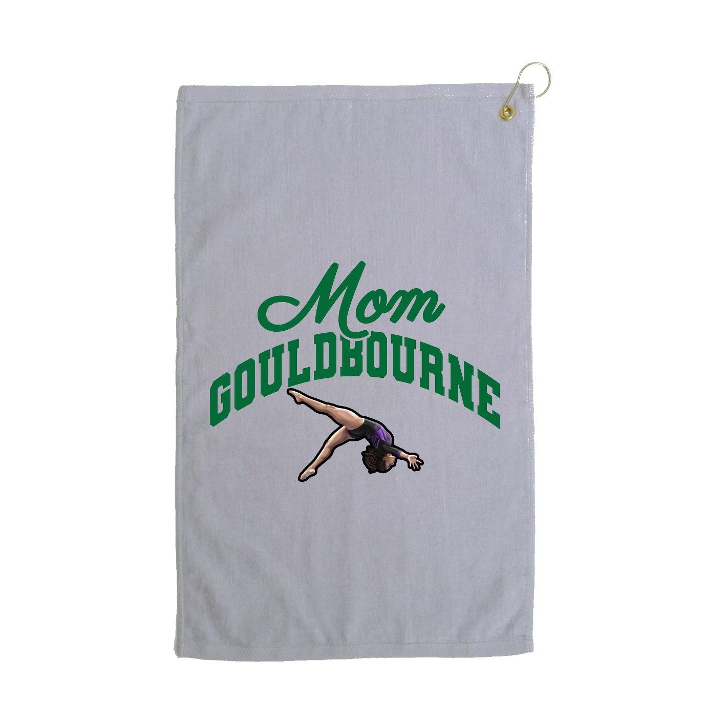 Golf Towel — Mothers Day Arch in Grey