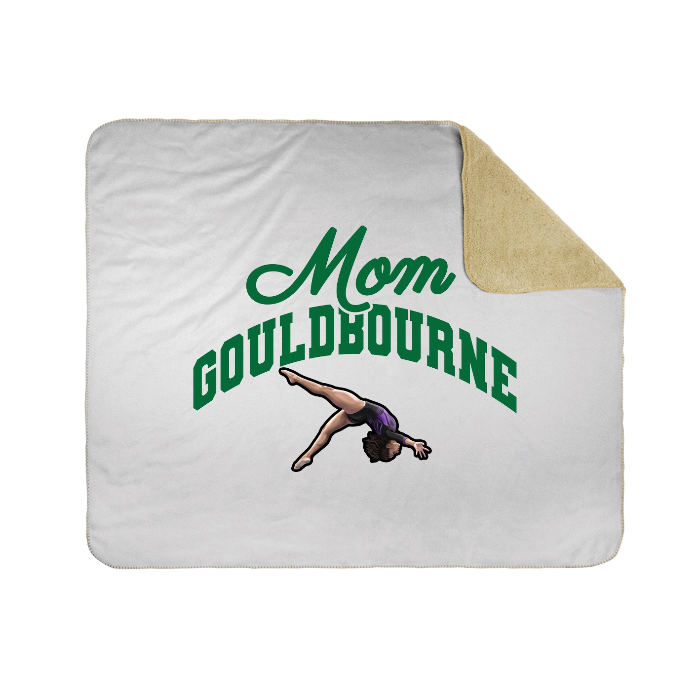 Throw Blanket — Mothers Day Arch in White