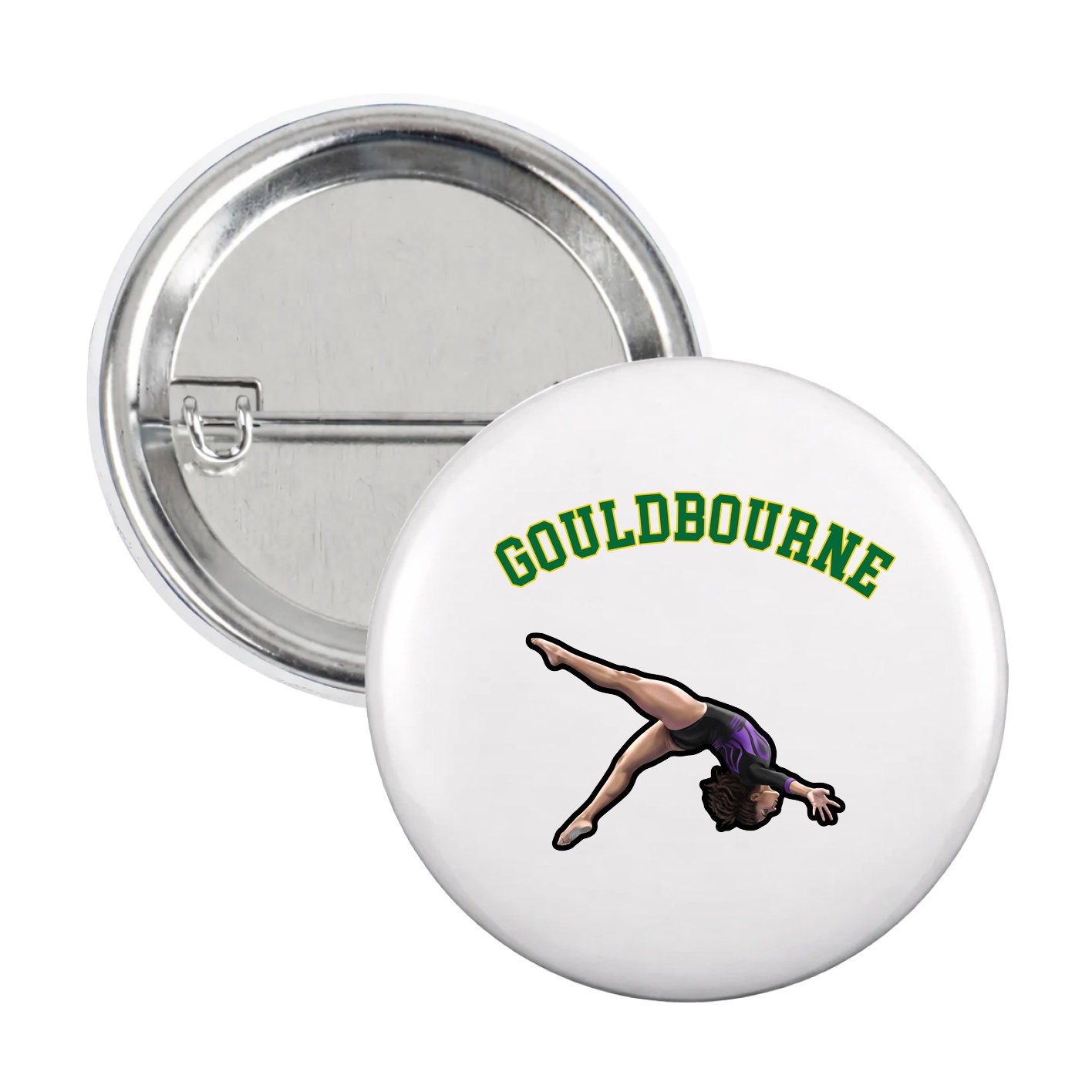 Game Day Button — Shirsey Arch in White