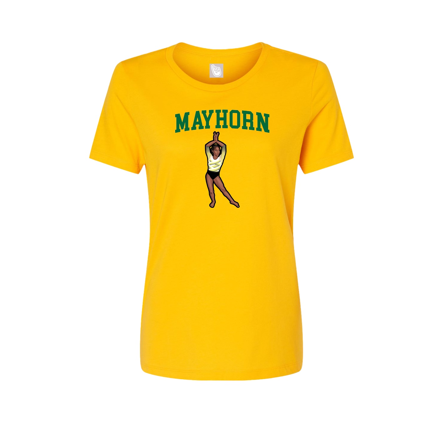 Fitted Women's Tee — Shirsey in Gold
