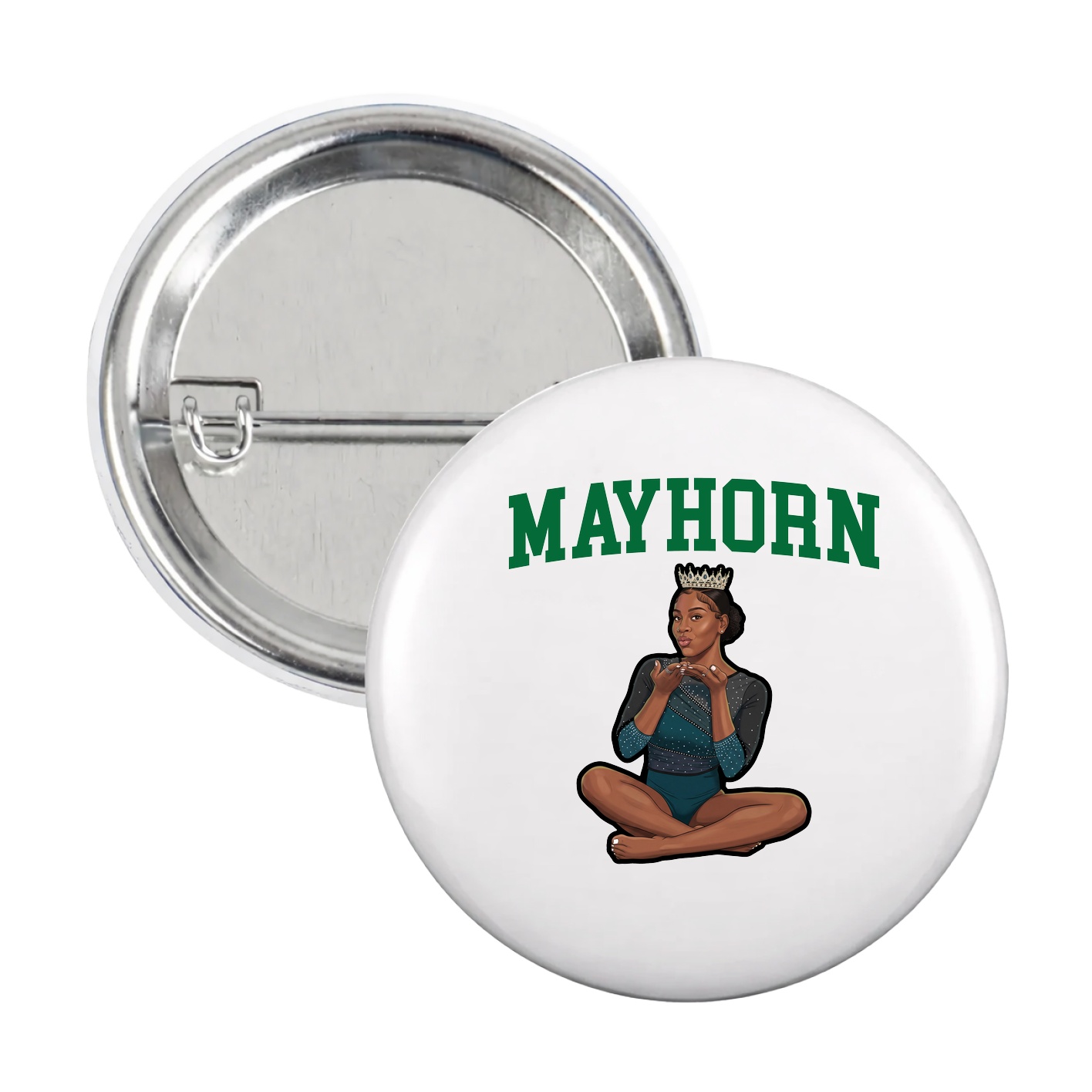 Game Day Button — Shirsey in White