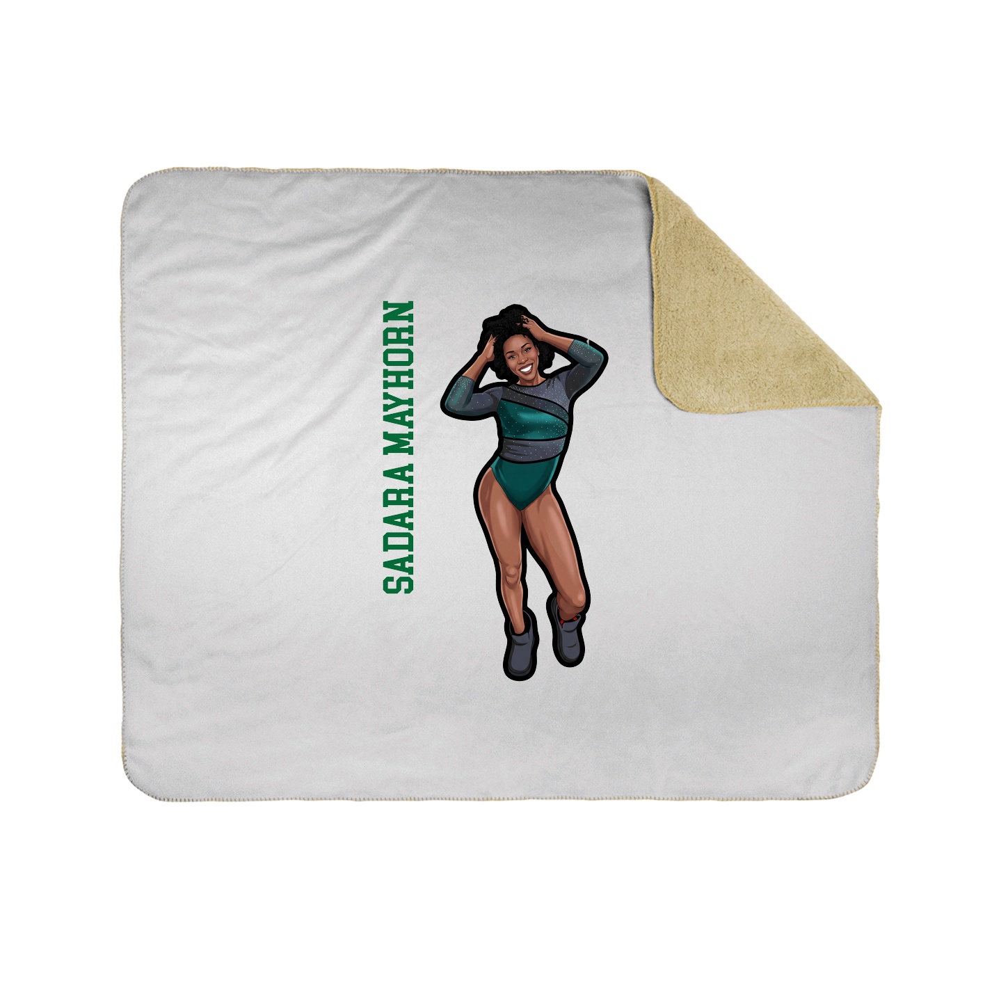 50x60 Sherpa Lined Throw Blanket