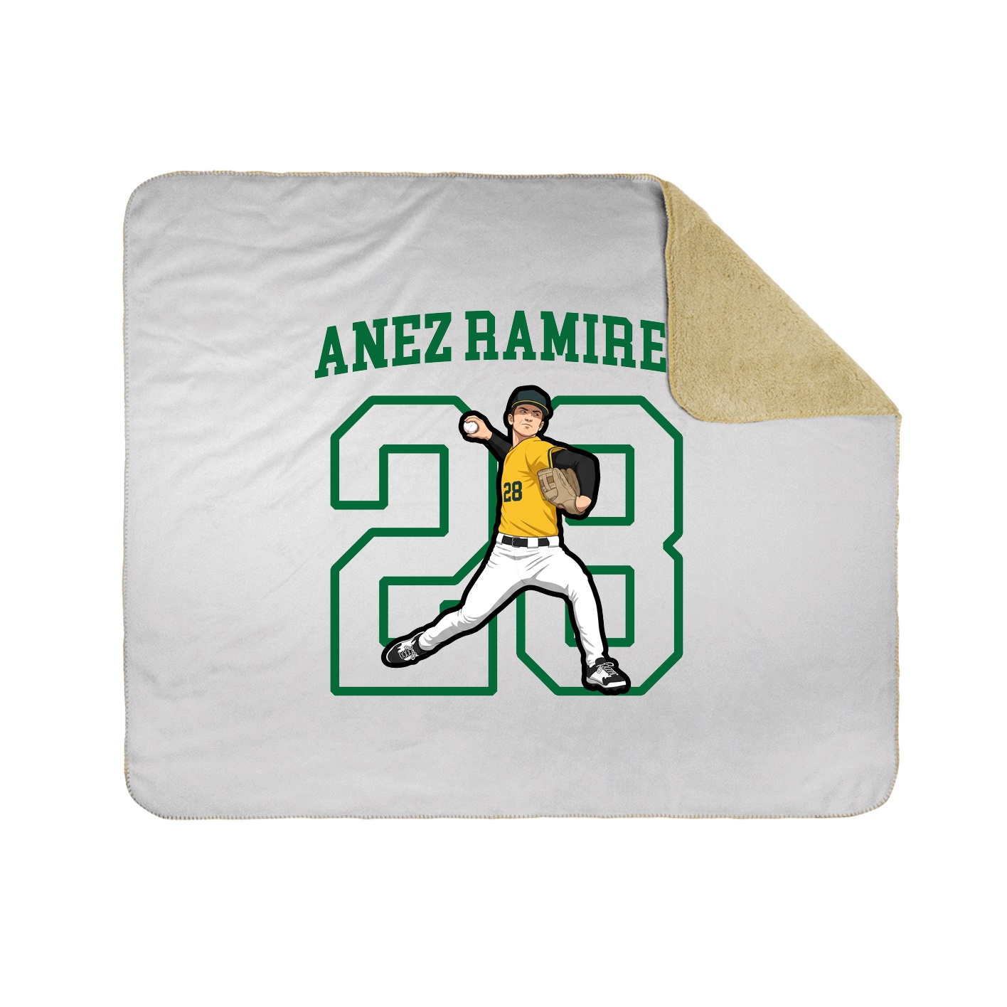 Throw Blanket — Shirsey in White