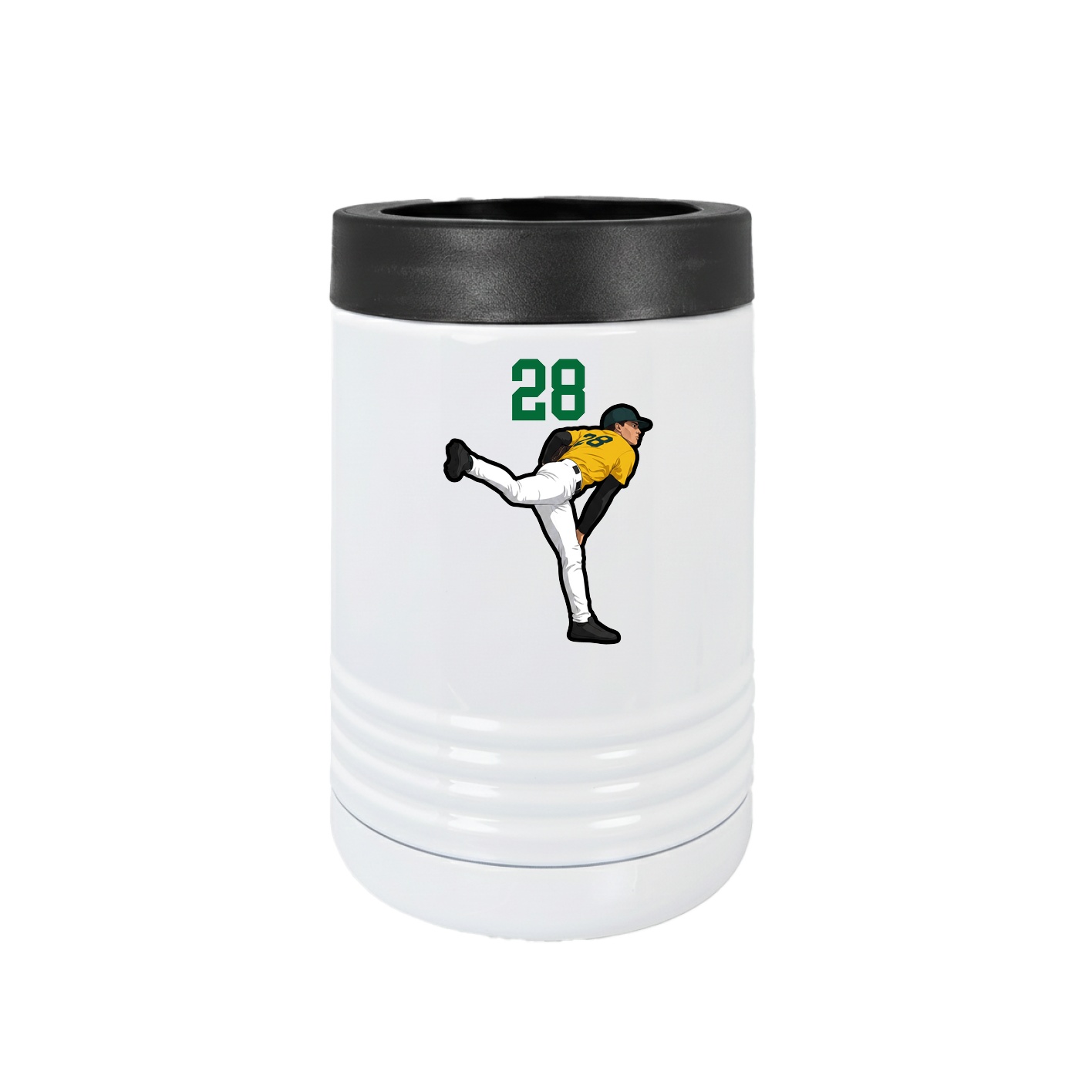 Beverage Holder — Number Top in White