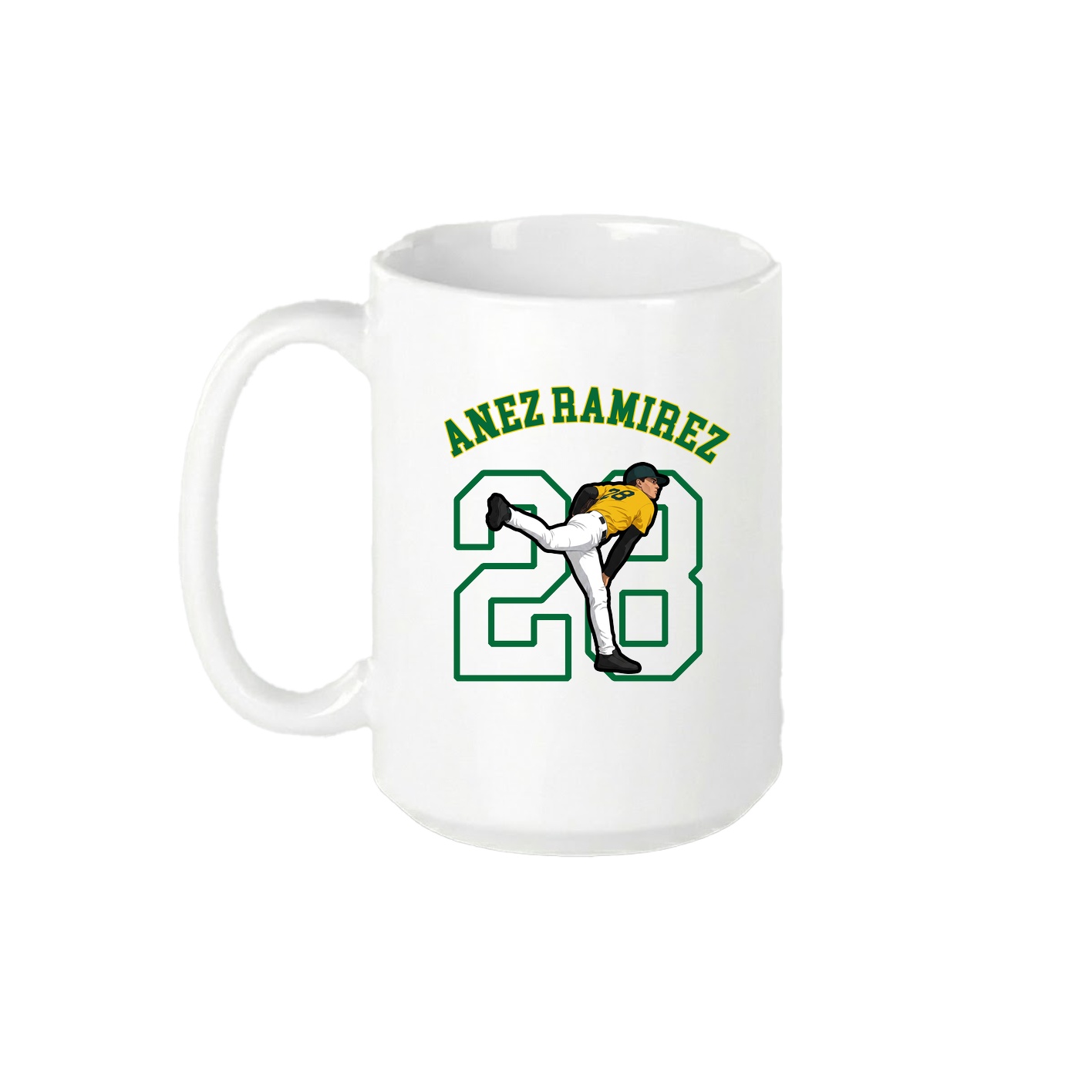 15oz Coffee Mug — Shirsey Arch in White