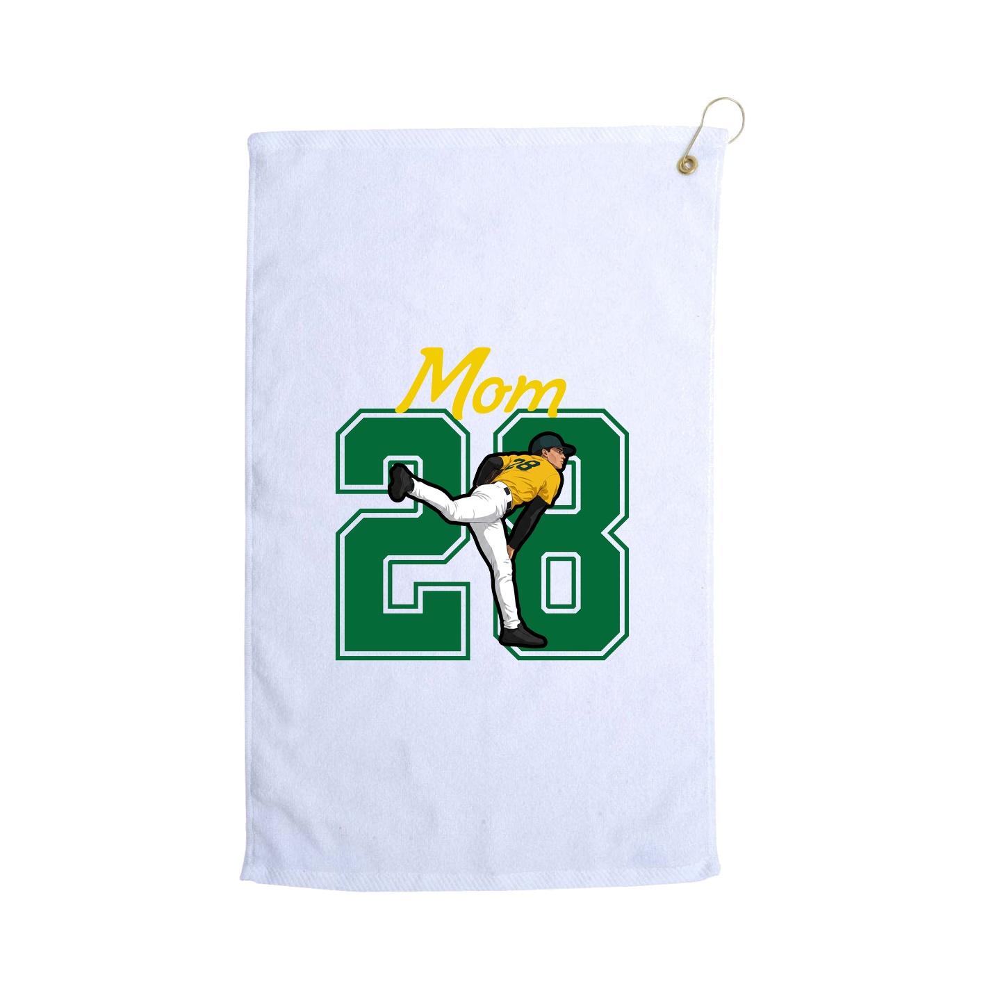 Golf Towel — Mothers Day Shirsey in White
