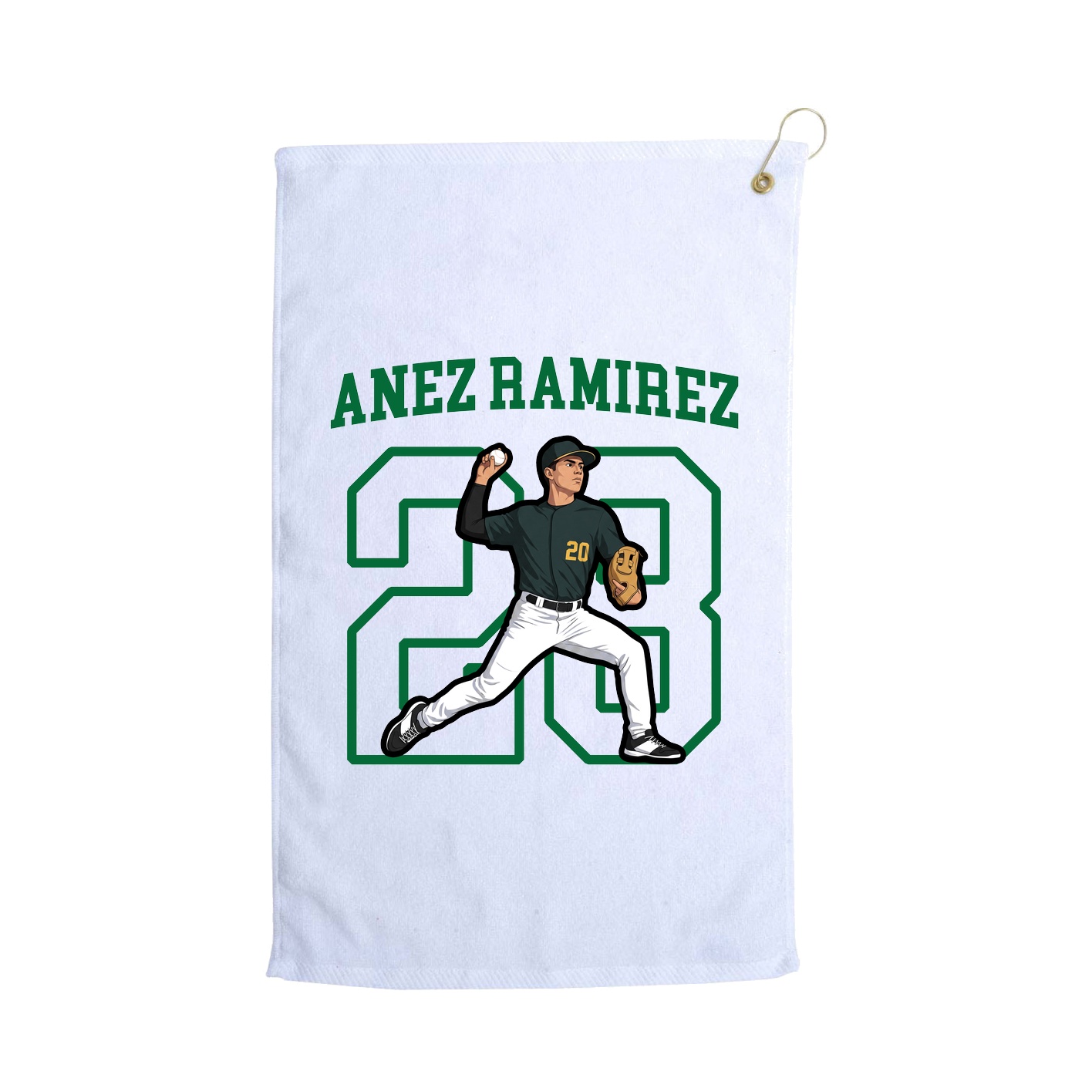Golf Towel — Shirsey in White