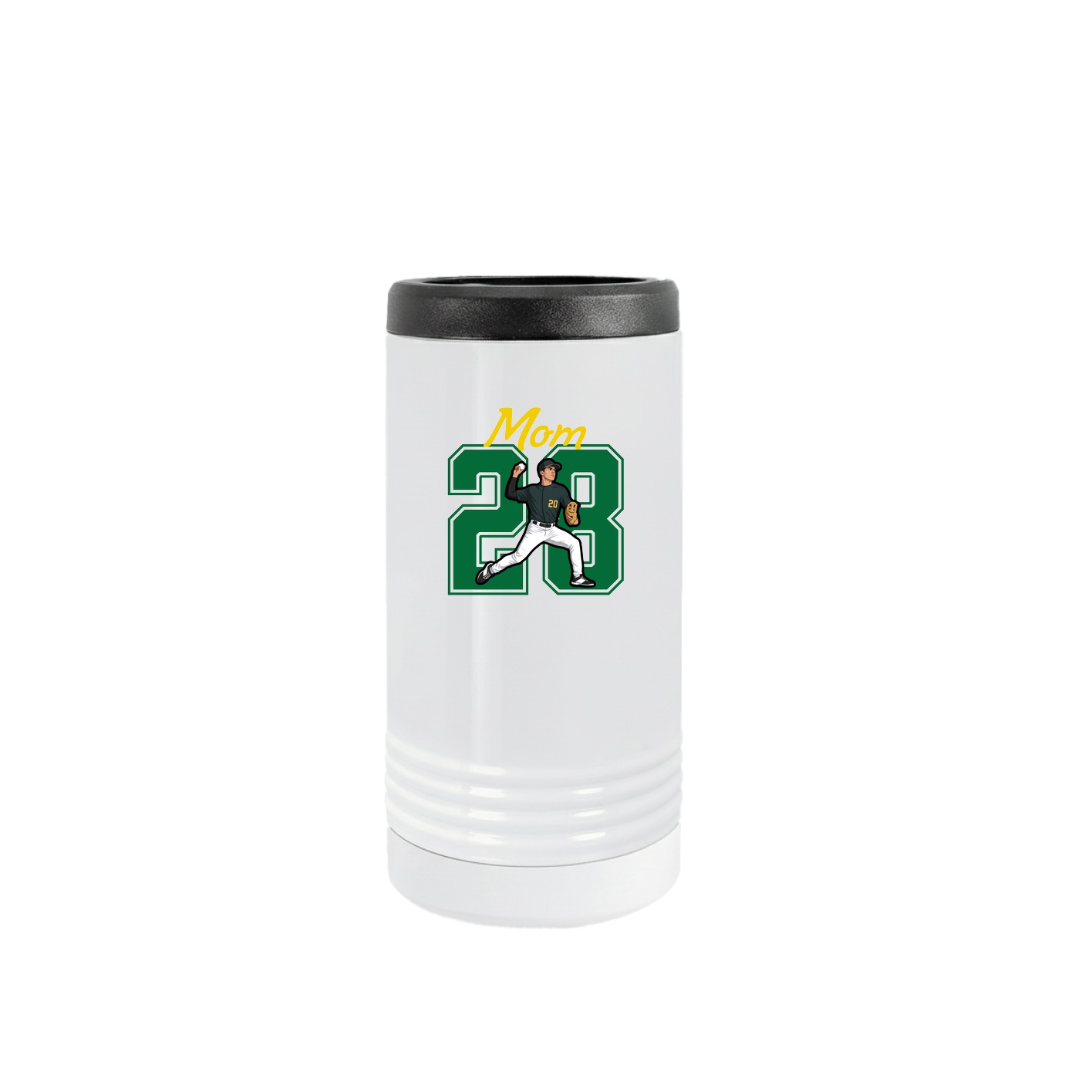 Slim Beverage Holder — Mothers Day Shirsey in White