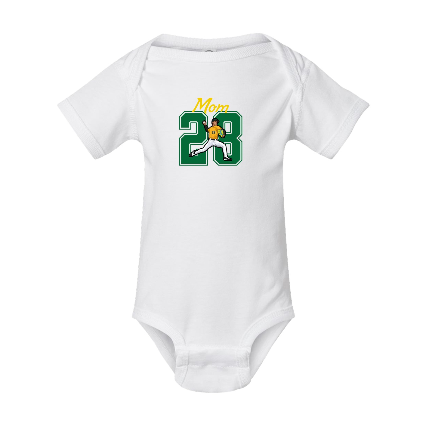 Baby Onesie — Mothers Day Shirsey in White