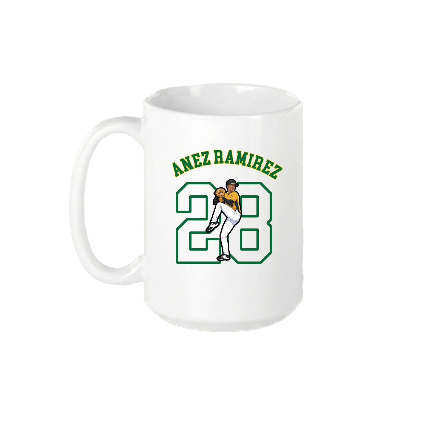 15oz Coffee Mug — Shirsey Arch in White