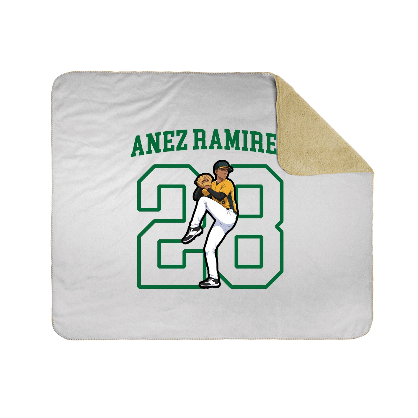 Throw Blanket — Shirsey in White