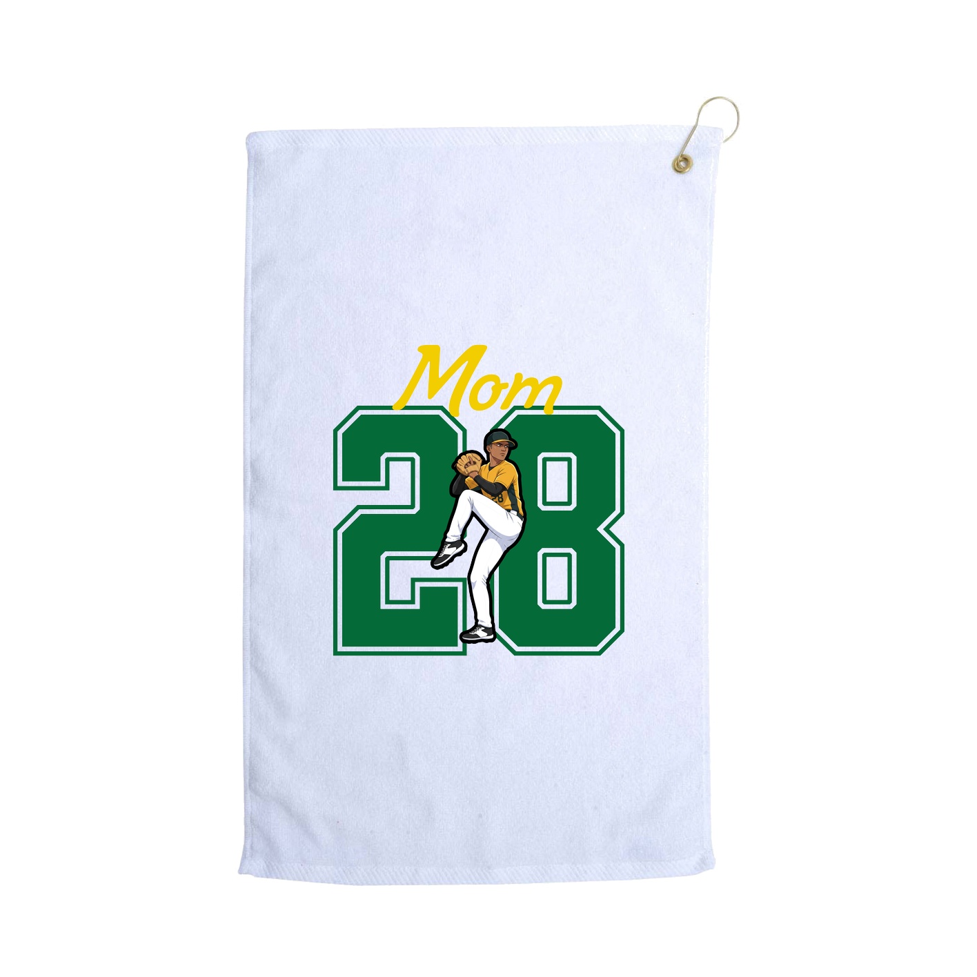Golf Towel — Mothers Day Shirsey in White