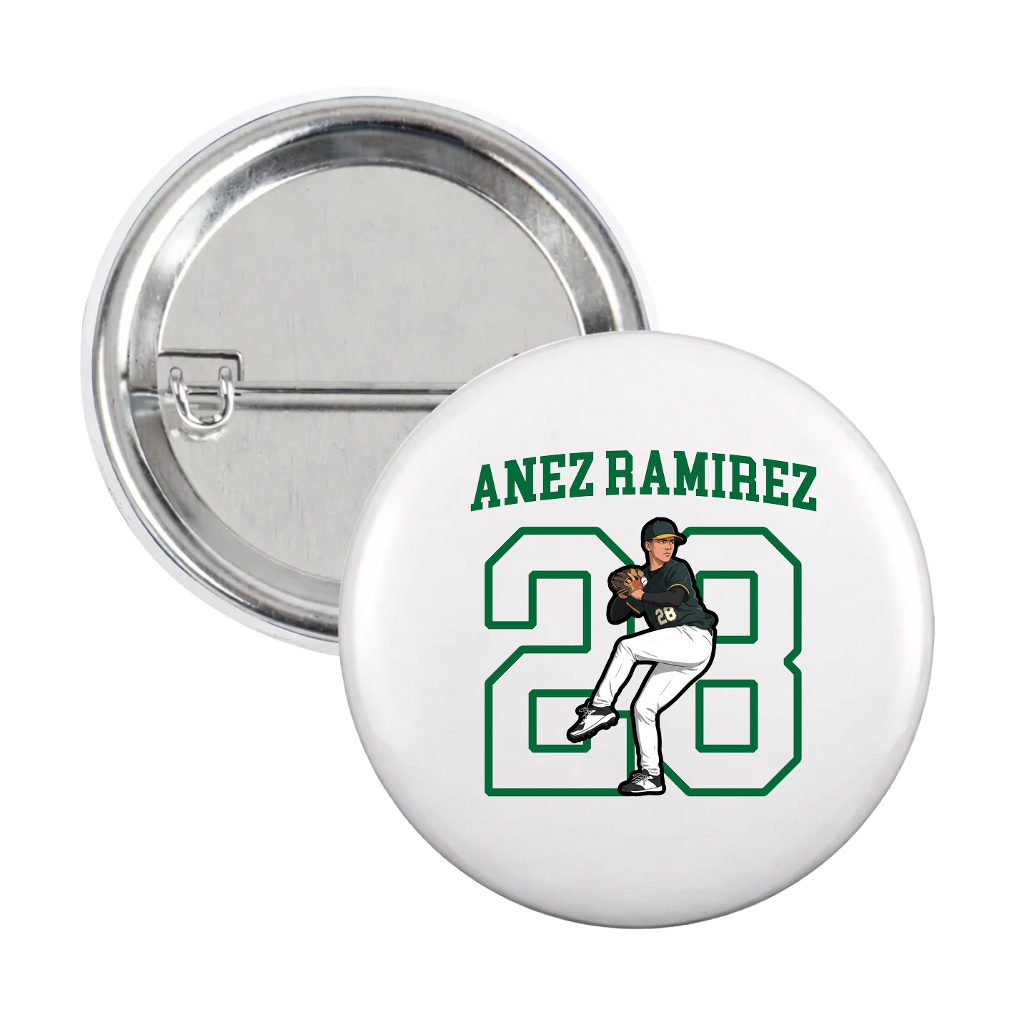 Game Day Button — Shirsey in White