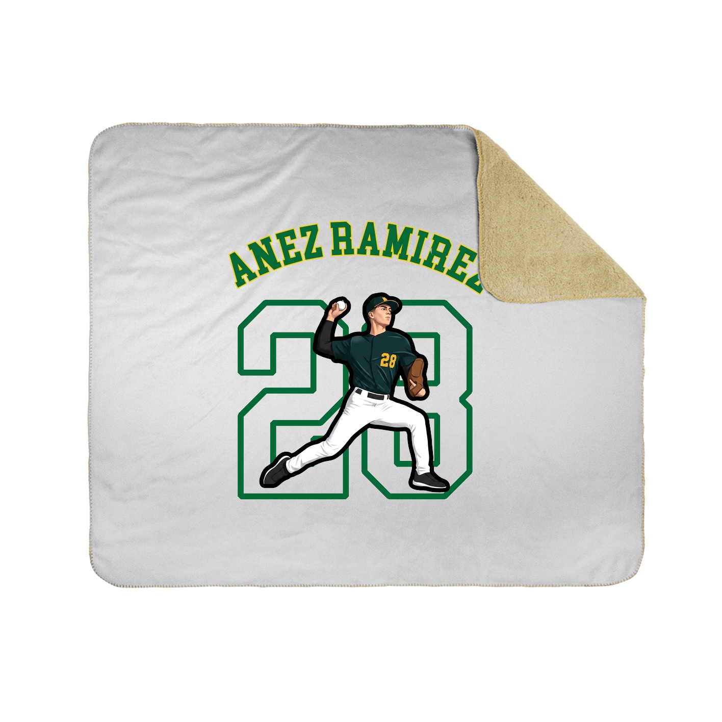 Throw Blanket — Shirsey Arch in White