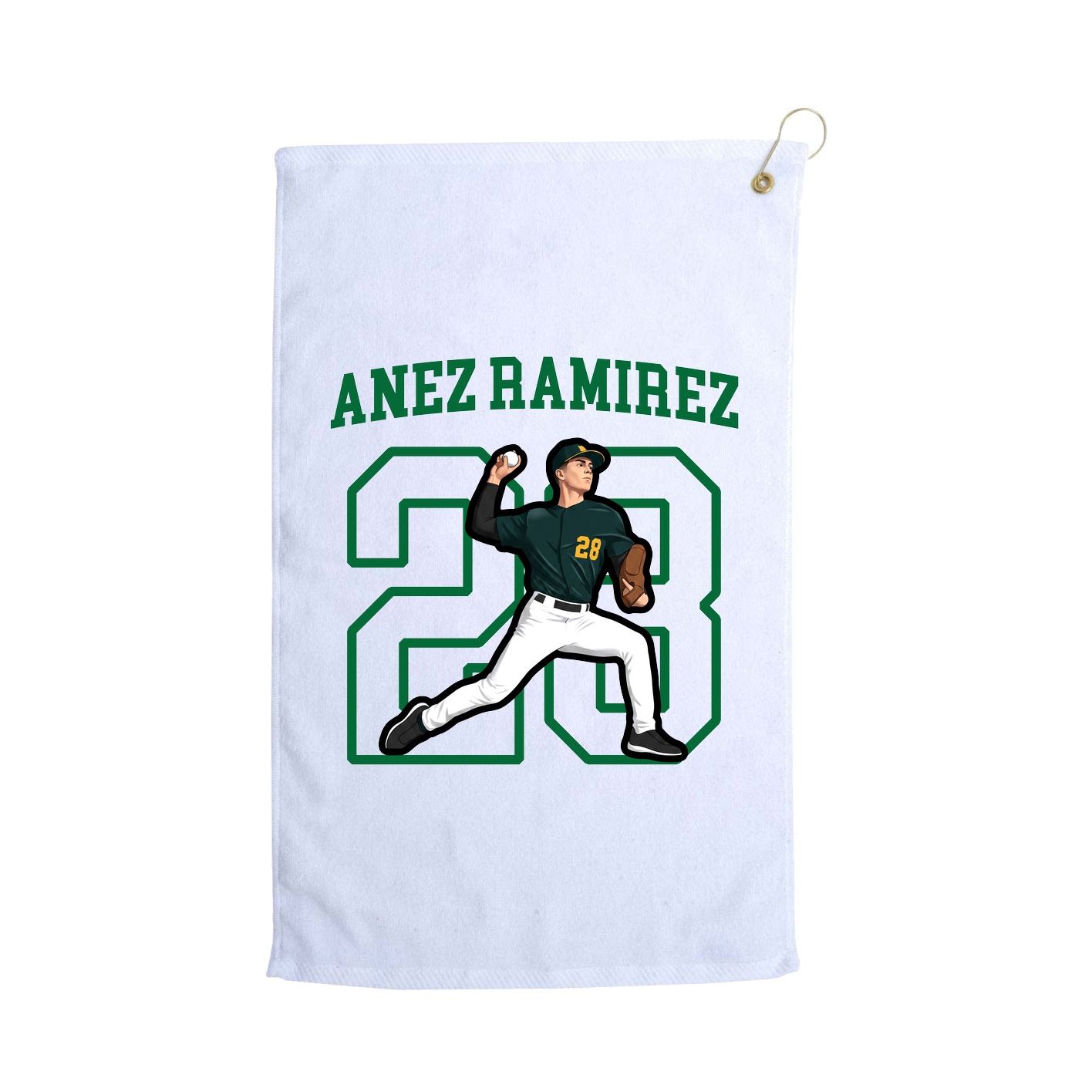 Golf Towel — Shirsey in White