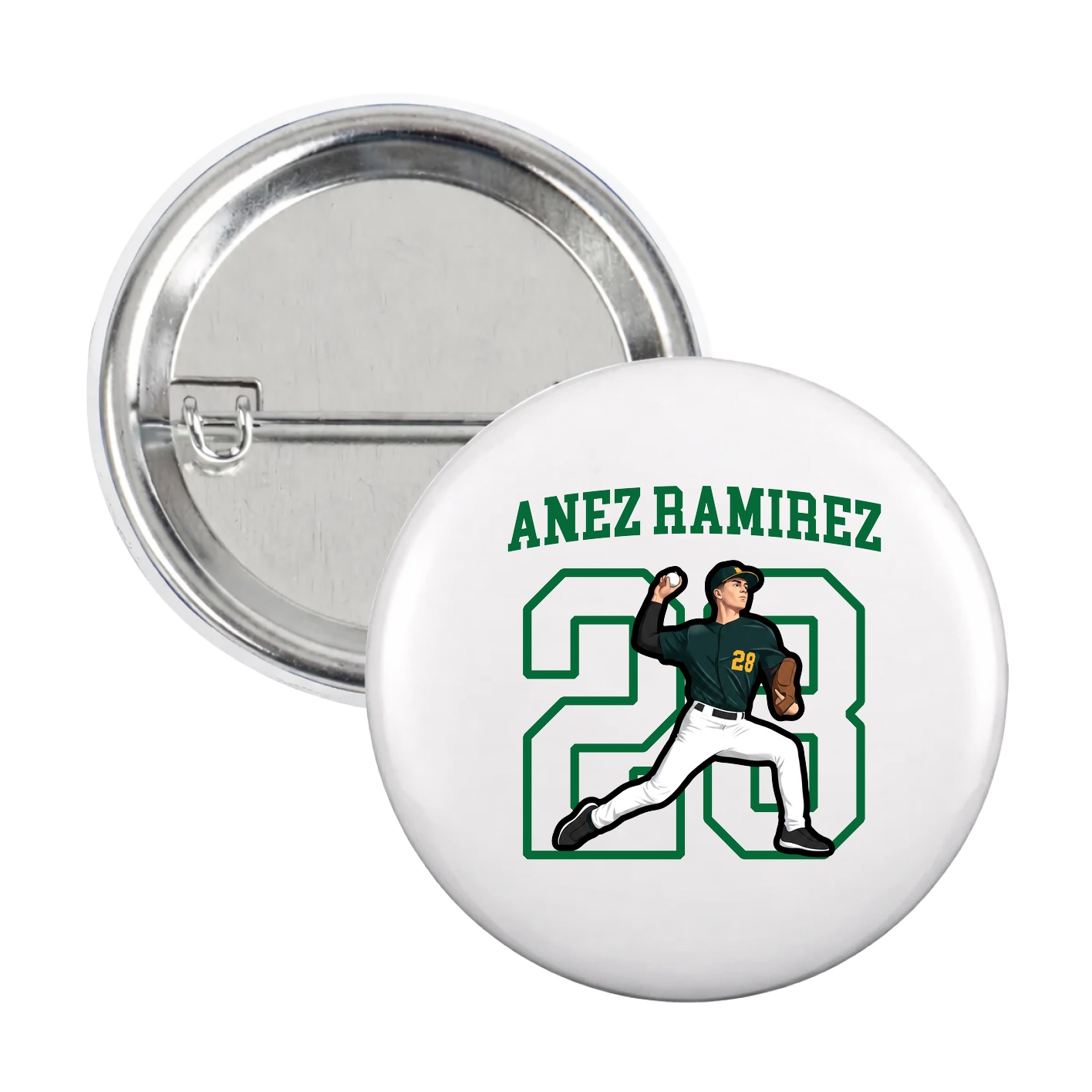 Game Day Button — Shirsey in White