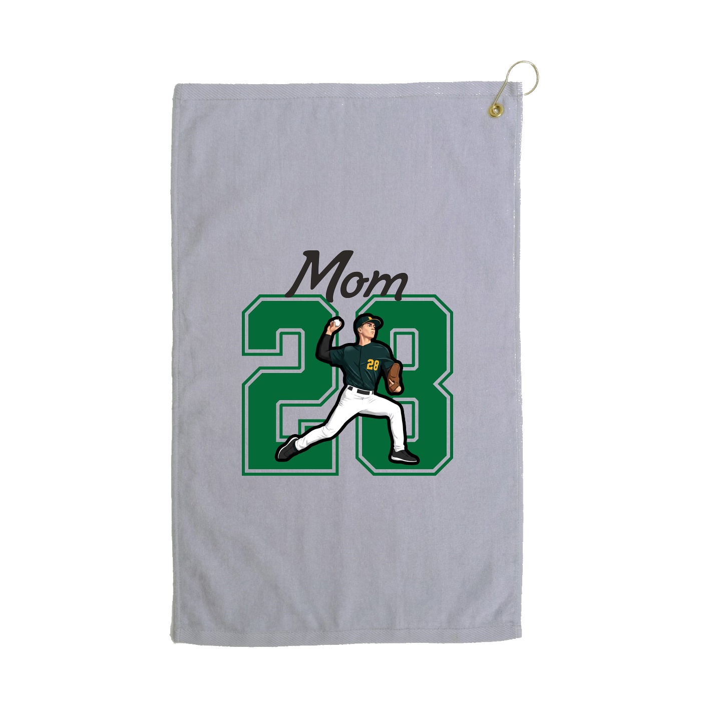 Golf Towel — Mothers Day Shirsey in Grey