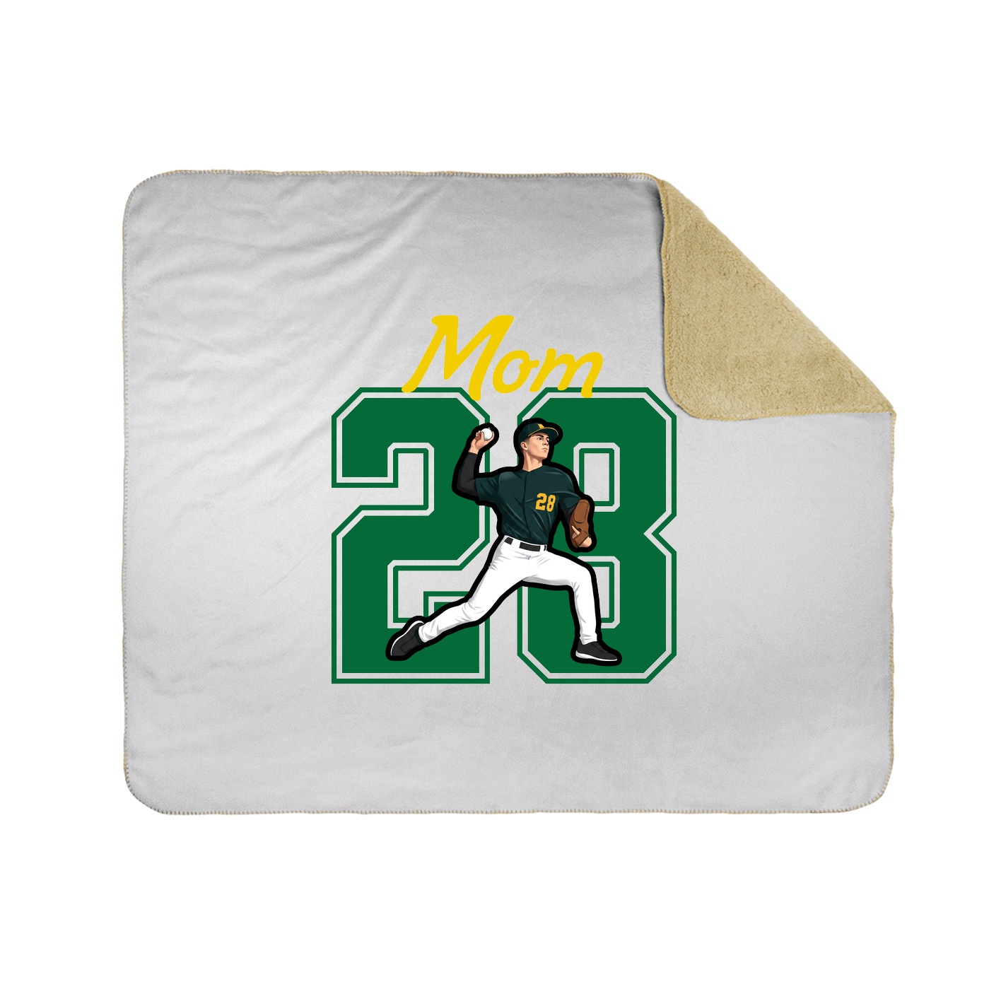Throw Blanket — Mothers Day Shirsey in White
