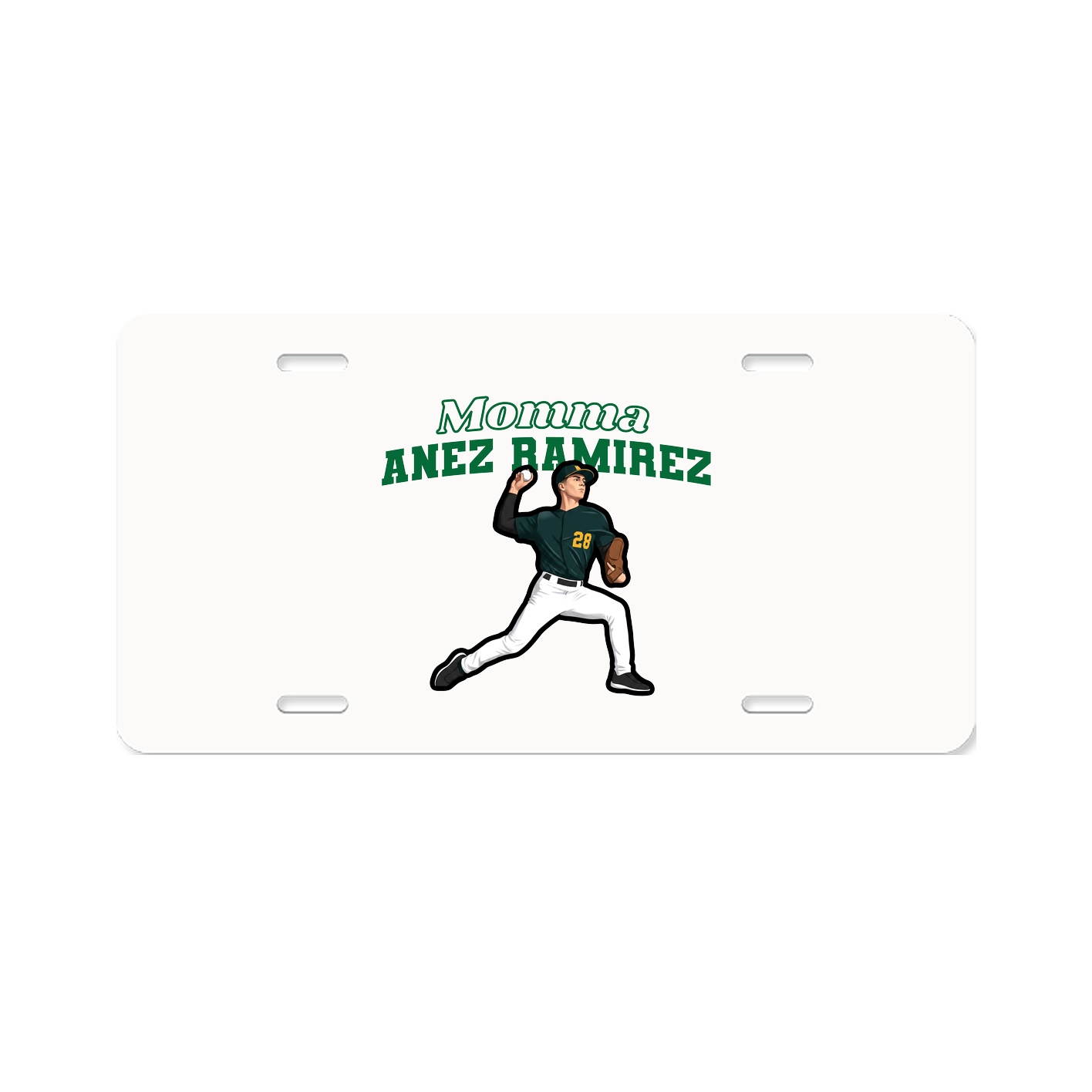 License Plate — Mothers Day Block in Classic