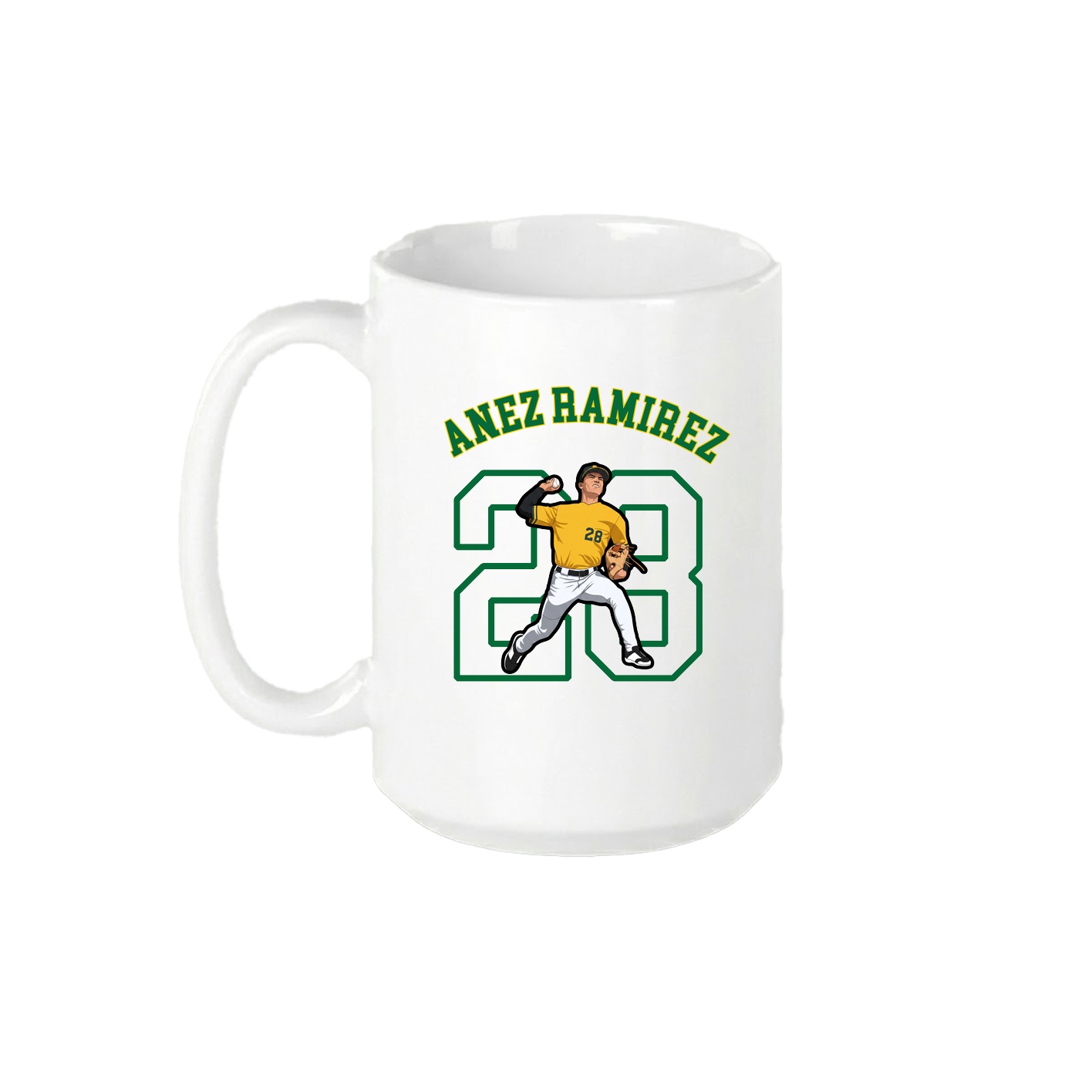 15oz Coffee Mug — Shirsey Arch in White