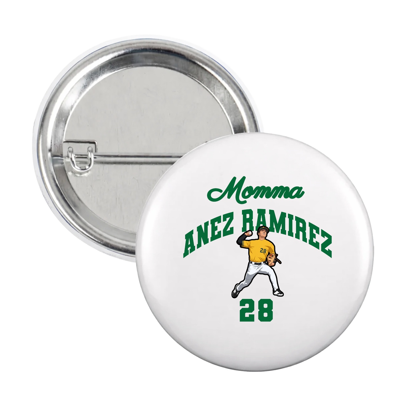 Game Day Button — Mothers Day Arch in White