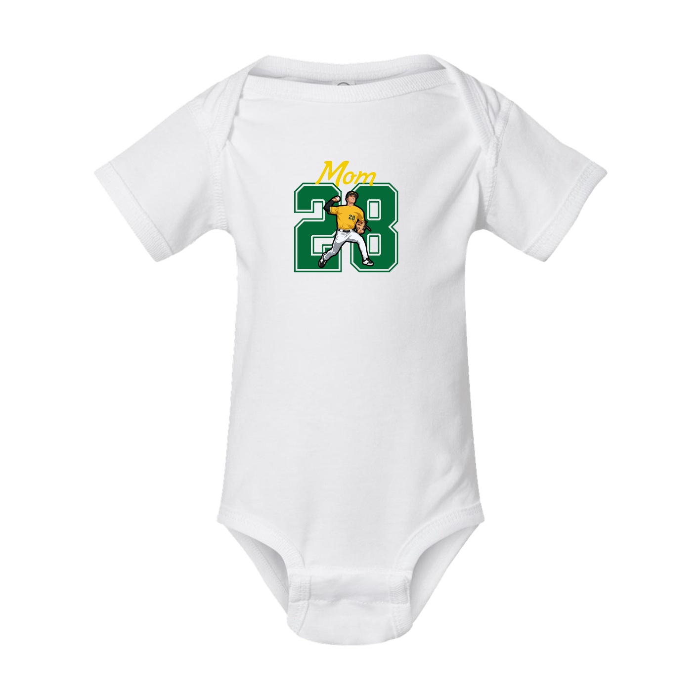 Baby Onesie — Mothers Day Shirsey in White