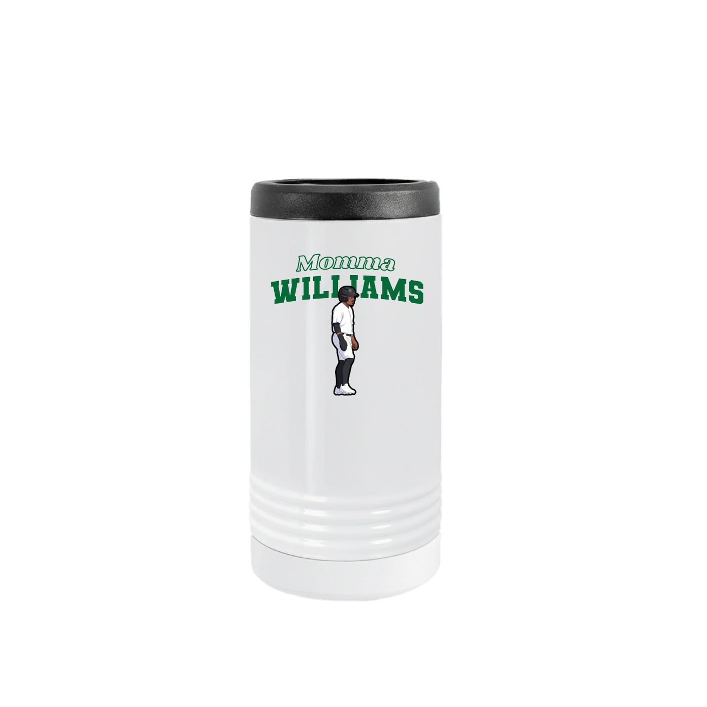 Slim Beverage Holder — Mothers Day Block in White