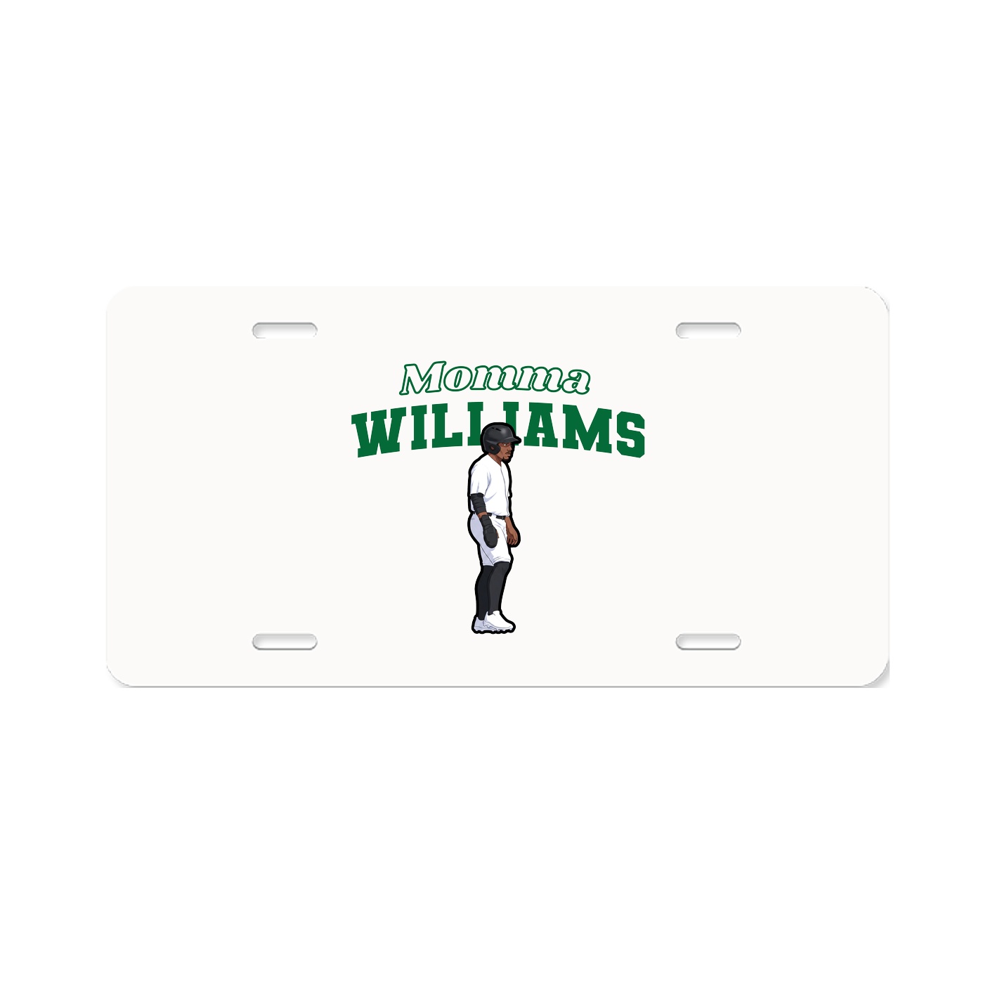 License Plate — Mothers Day Block in Classic