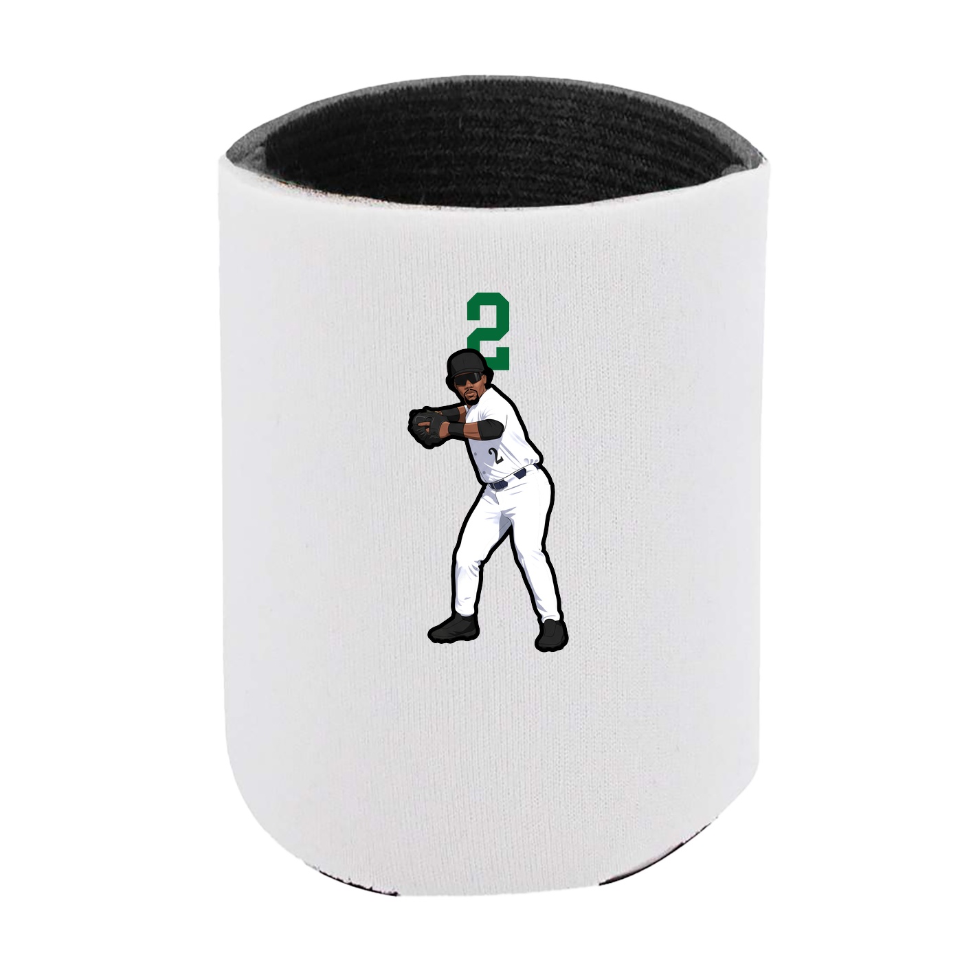 Can Holder — Number Top in White