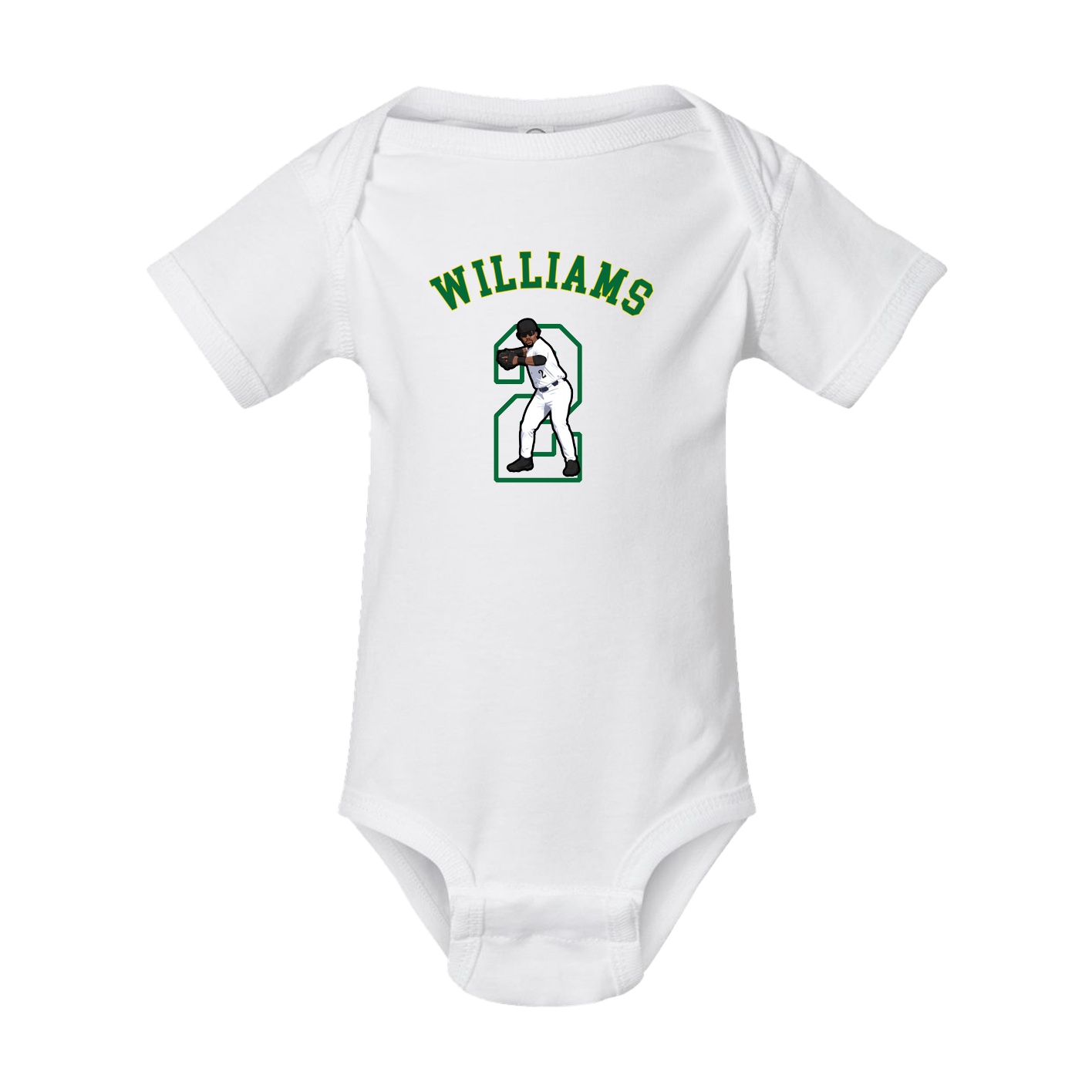 Baby Onesie — Shirsey Arch in White