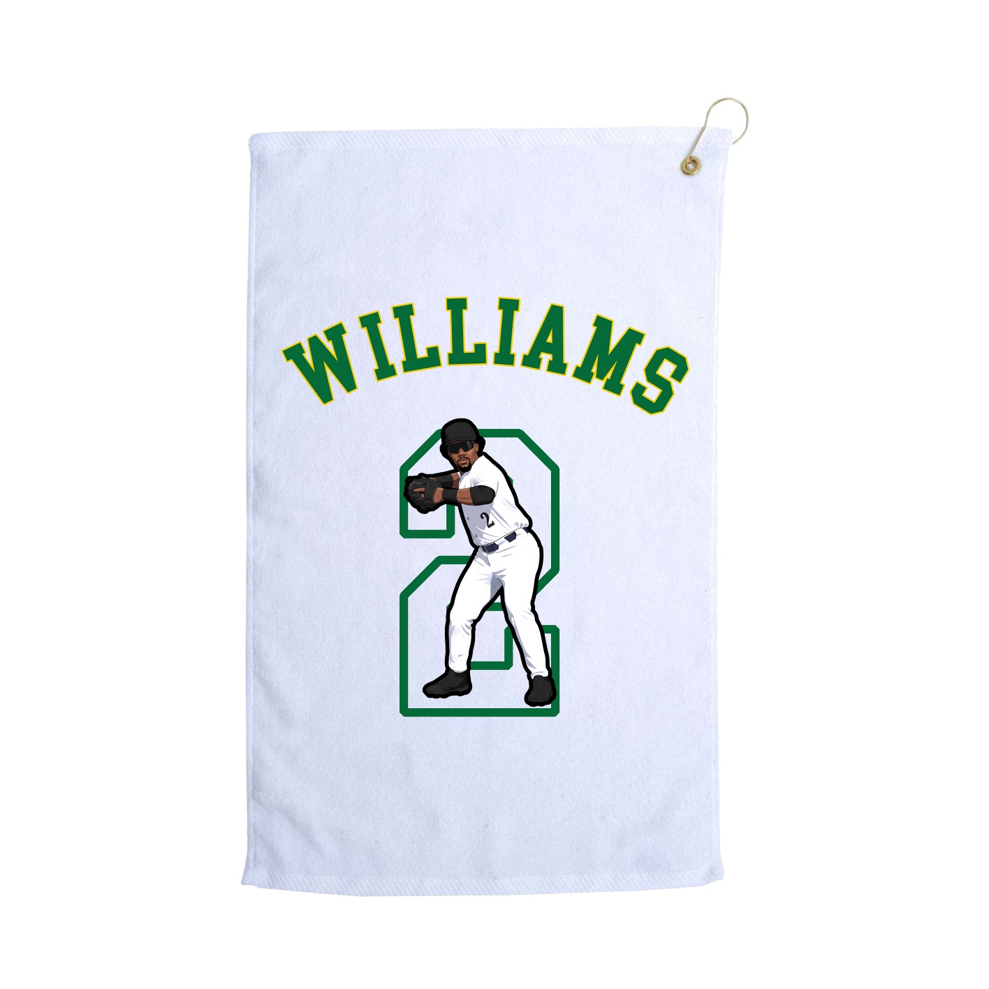 Golf Towel — Shirsey Arch in White