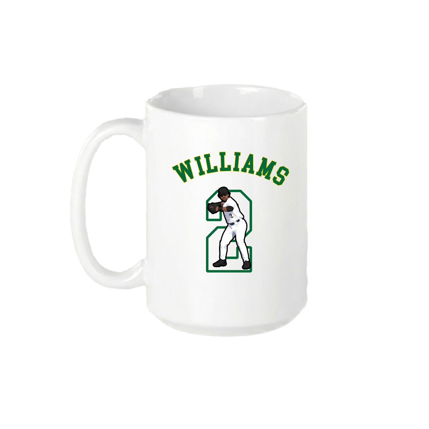 15oz Coffee Mug — Shirsey Arch in White