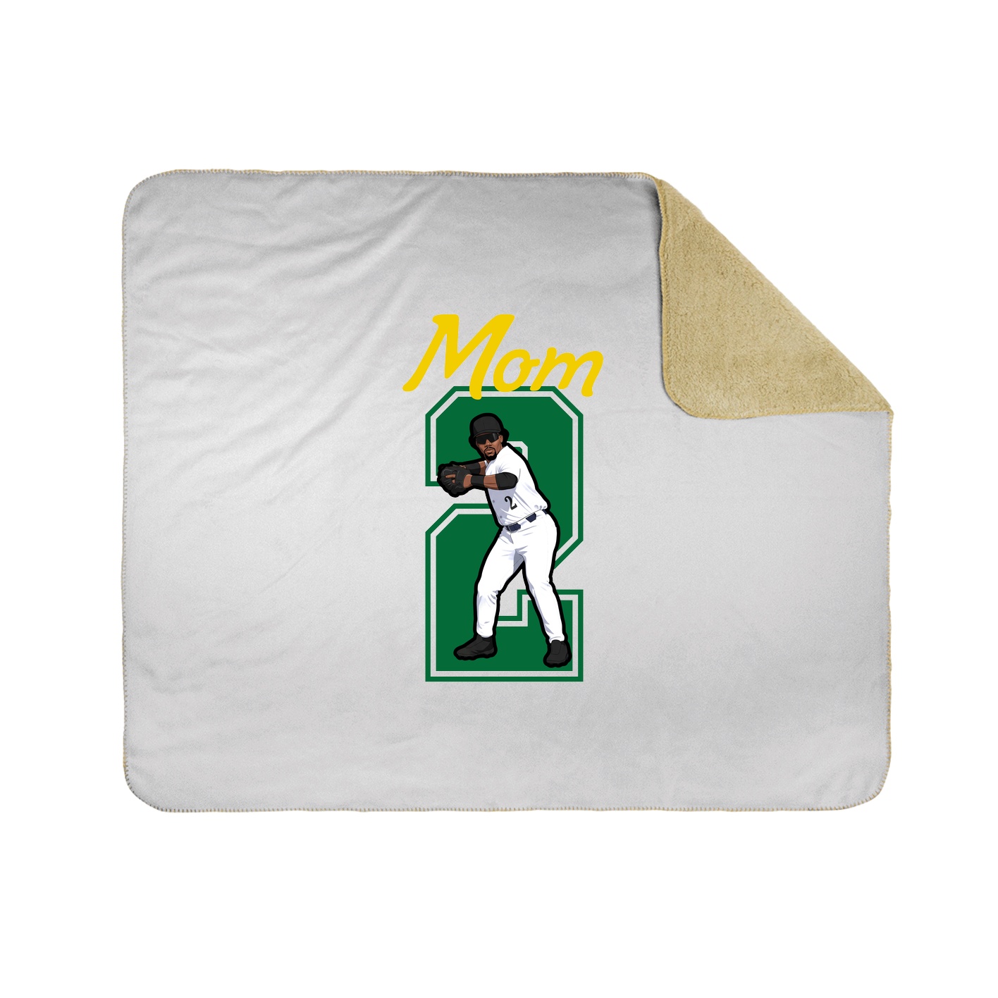 Throw Blanket — Mothers Day Shirsey in White