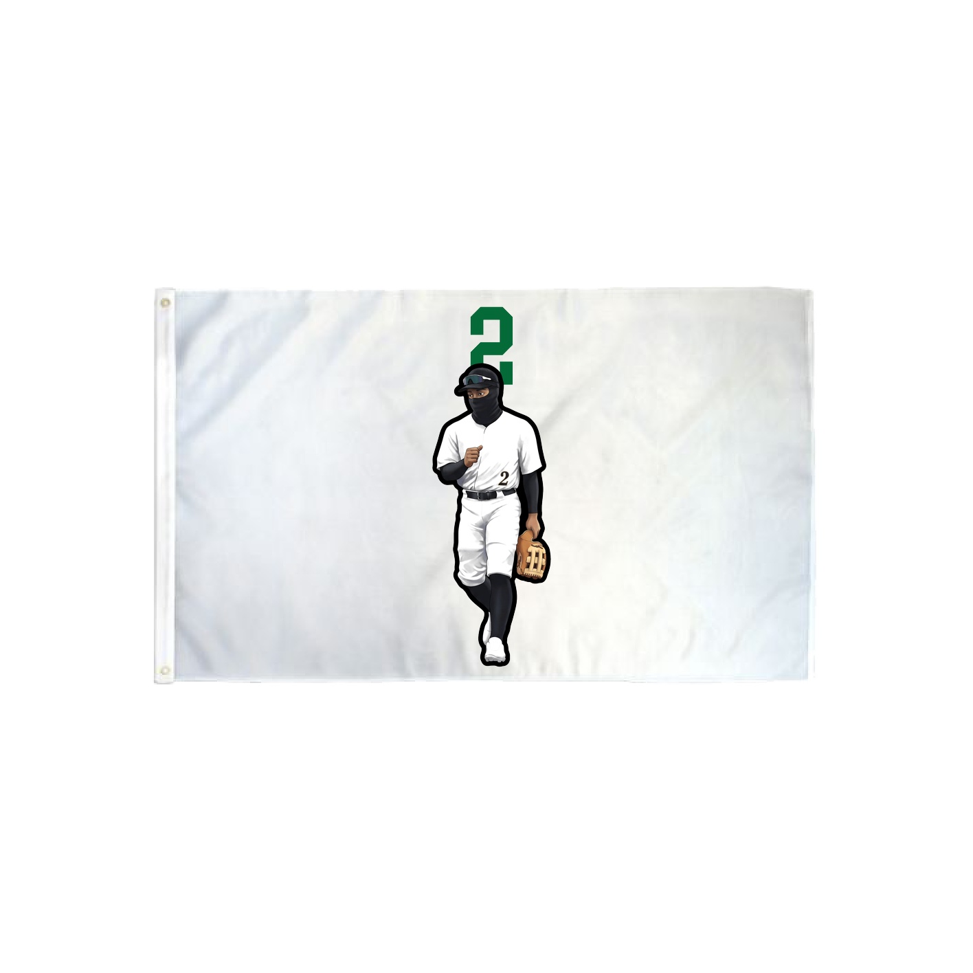 3x5 Flag — Number Top in Classic