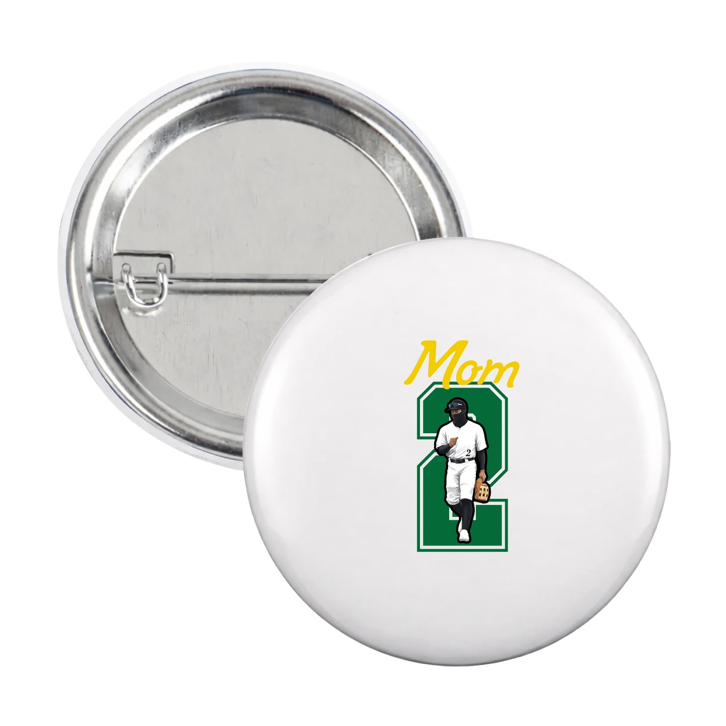 Game Day Button — Mothers Day Shirsey in White