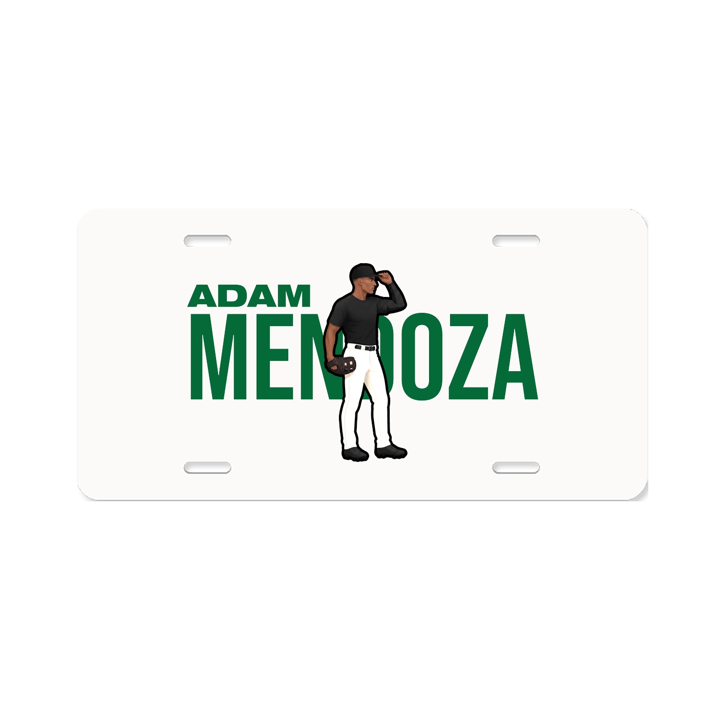 License Plate — Player Name in Classic