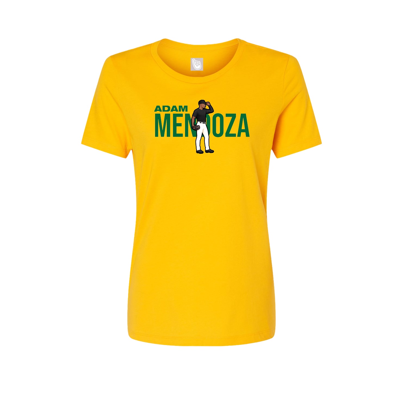 Womens Tee — Player Name in Gold